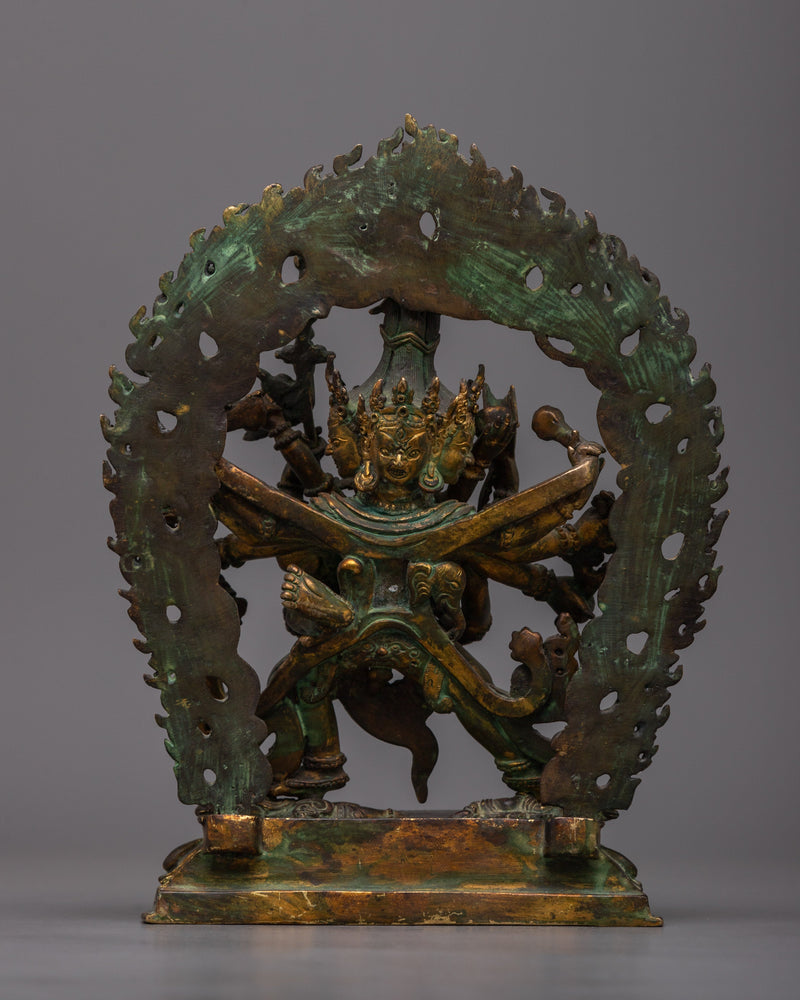 Chakrasamvara and Consort Vajravarahi Statue |  Symbolizing Divine Union and Spiritual Harmony