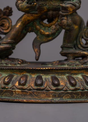 Chakrasamvara and Consort Vajravarahi Statue |  Symbolizing Divine Union and Spiritual Harmony