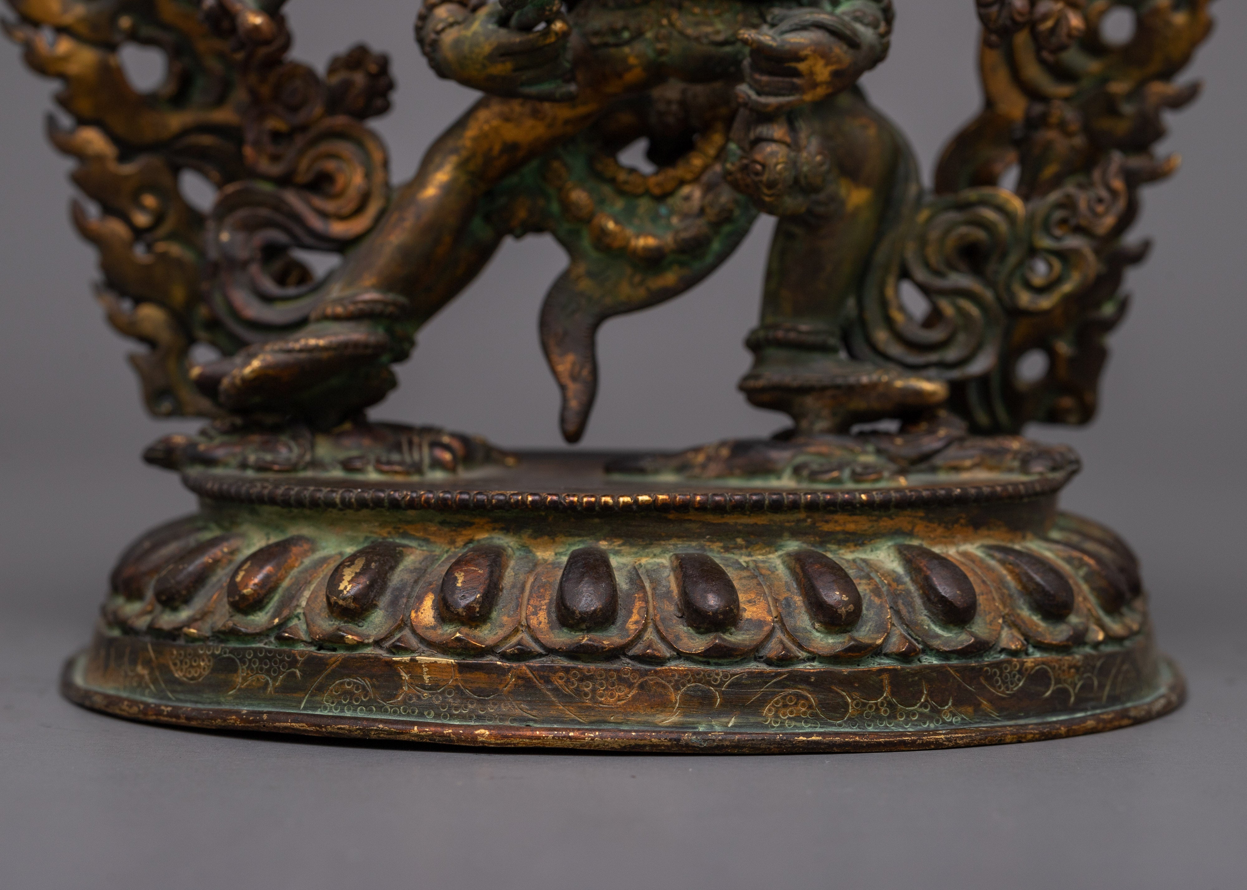 Chakrasamvara and Consort Vajravarahi Statue |  Symbolizing Divine Union and Spiritual Harmony
