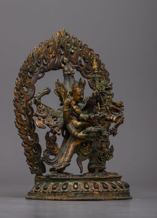 Chakrasamvara and Consort Vajravarahi Statue |  Symbolizing Divine Union and Spiritual Harmony