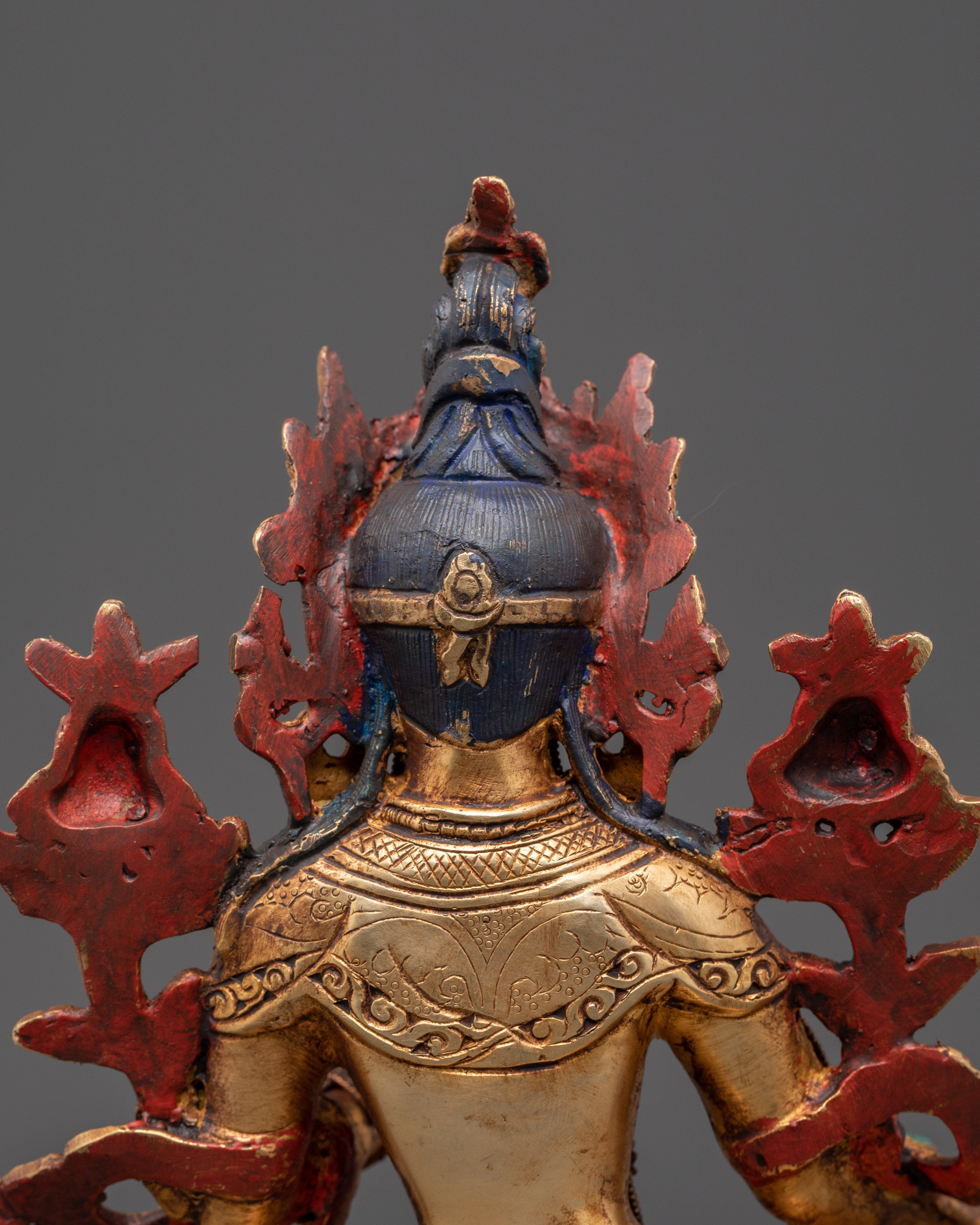 Crystal Green Tara Statue | Buddhist Goddess of Compassion