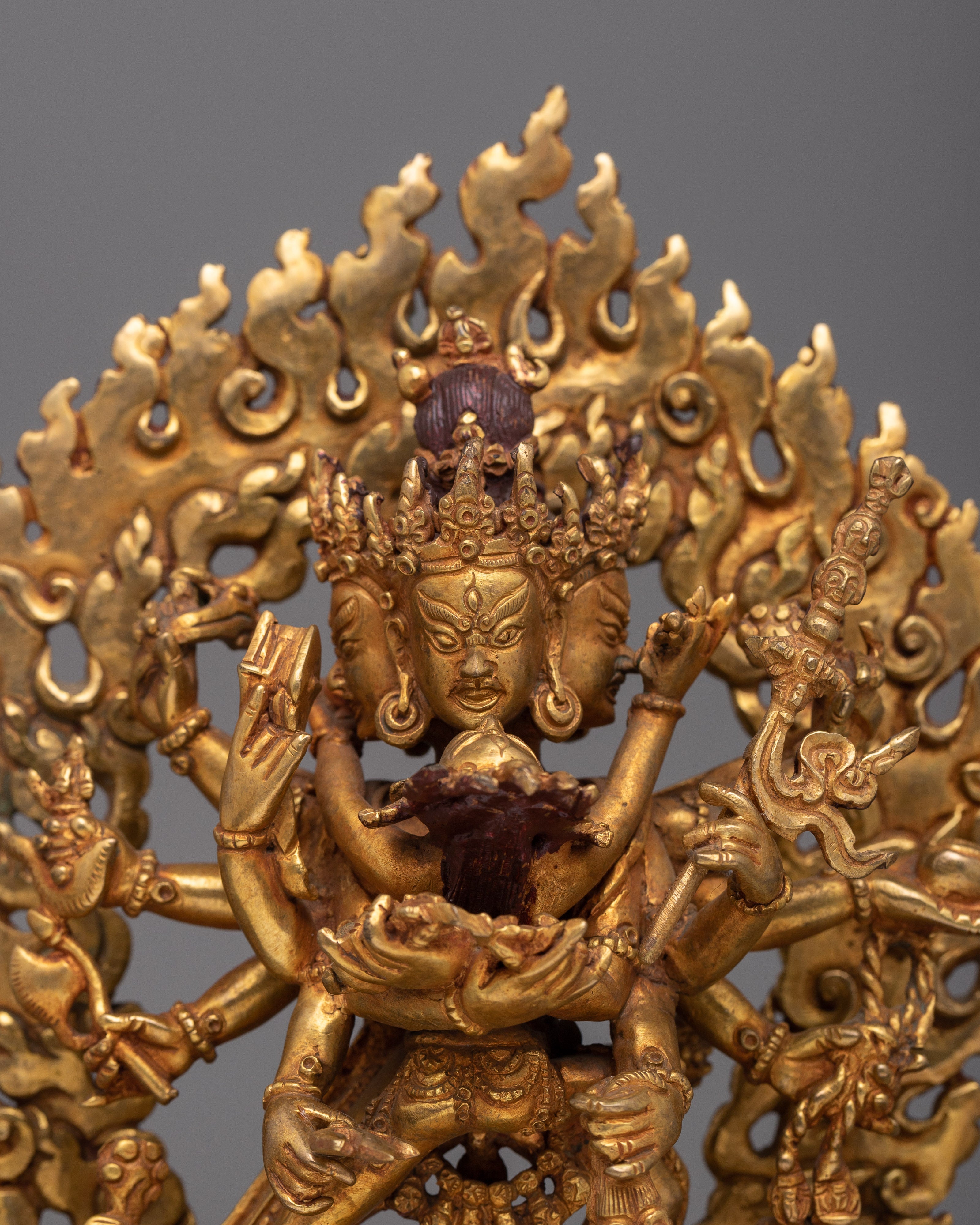 Chakrasamvara Consort Statue |  Embodying Divine Union and Spiritual Bliss