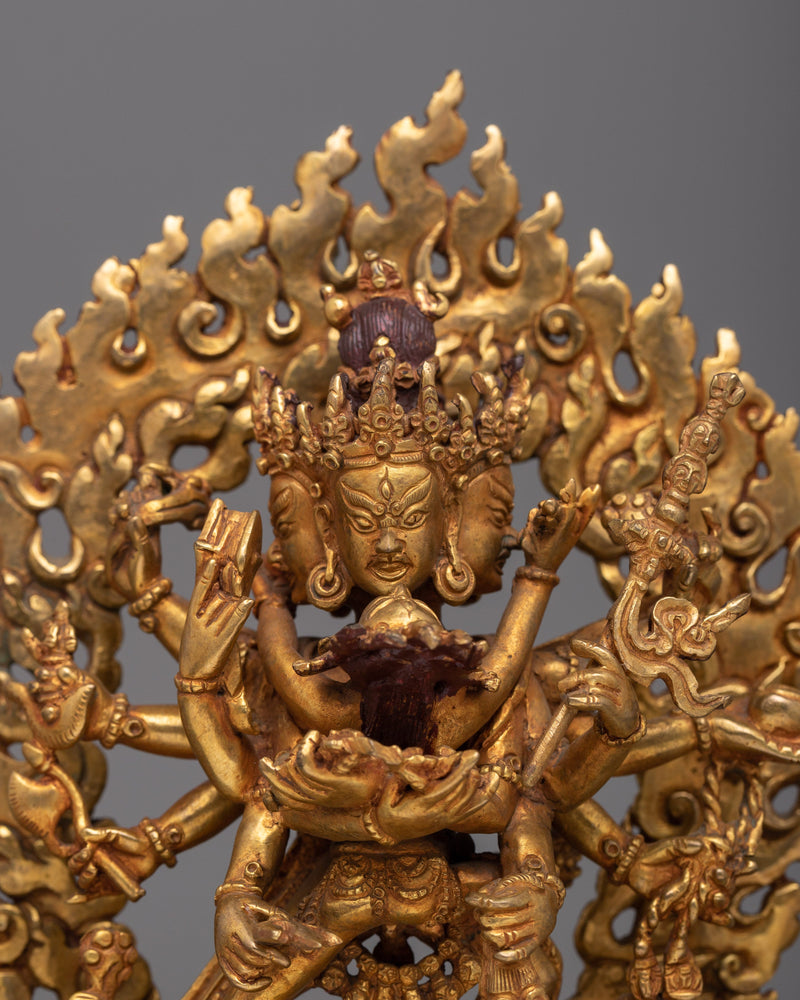 Chakrasamvara Consort Statue |  Embodying Divine Union and Spiritual Bliss