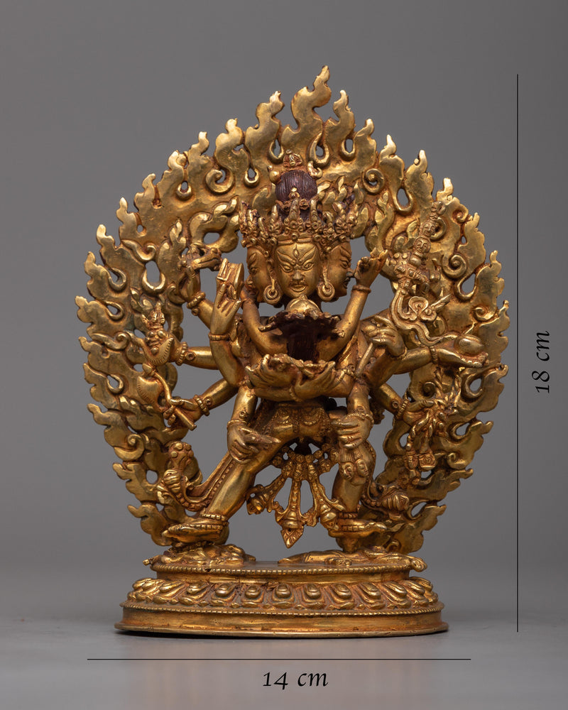 Chakrasamvara Consort Statue |  Embodying Divine Union and Spiritual Bliss