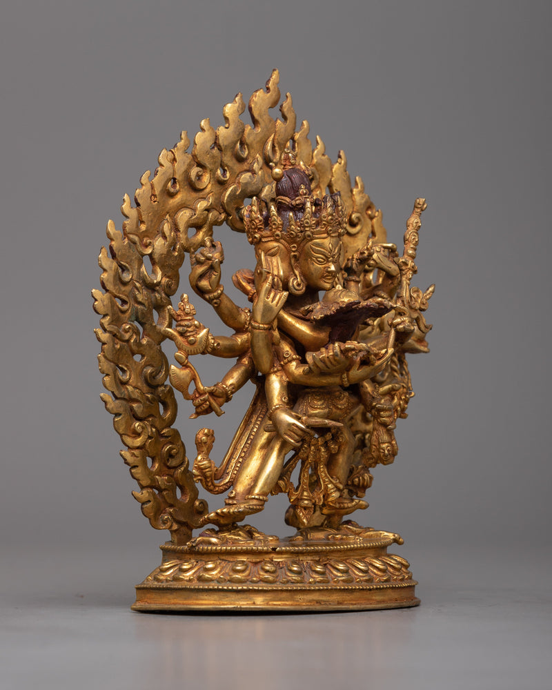 Chakrasamvara Consort Statue |  Embodying Divine Union and Spiritual Bliss