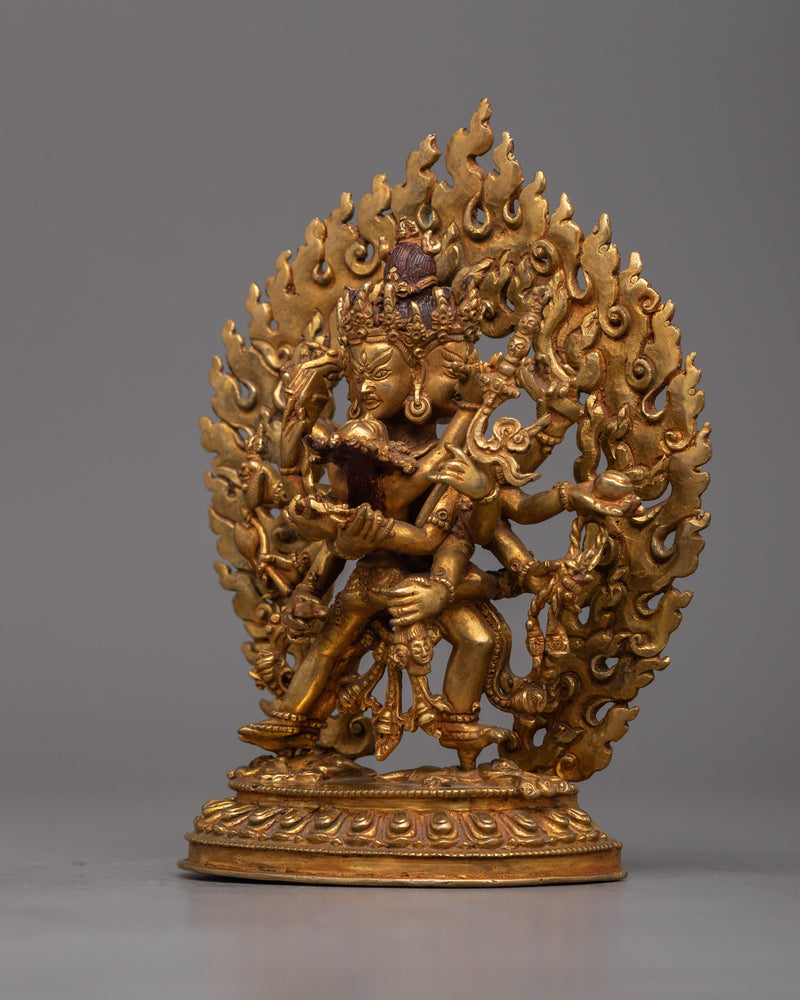 Chakrasamvara Consort Statue |  Embodying Divine Union and Spiritual Bliss