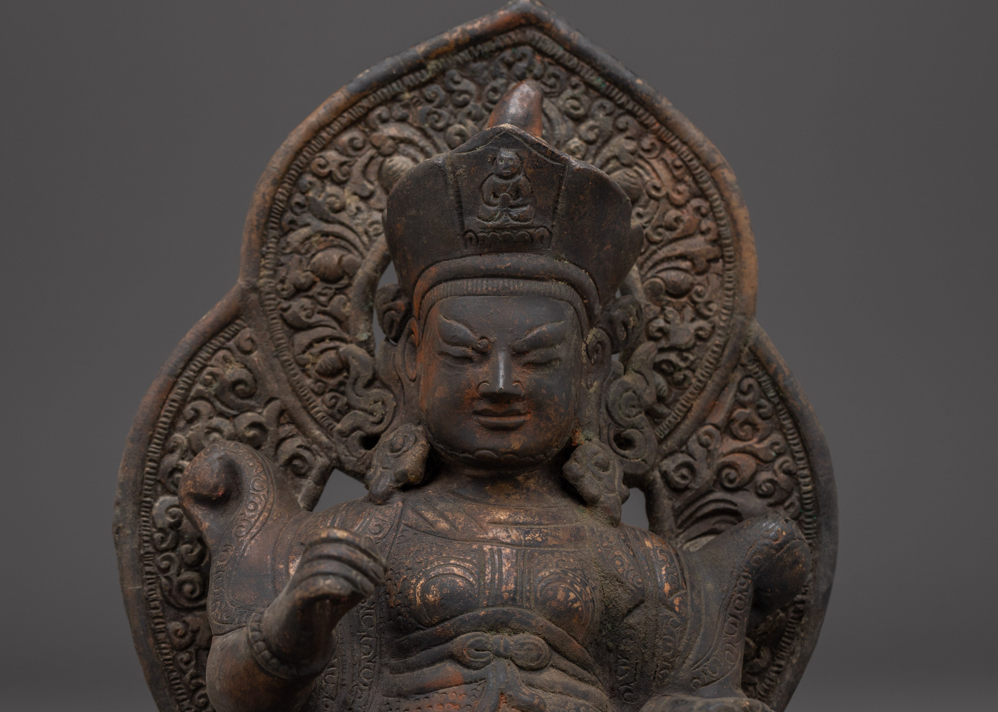 Vaishravana Handcrafted Statue | Prosperity and Protection Altar Decor
