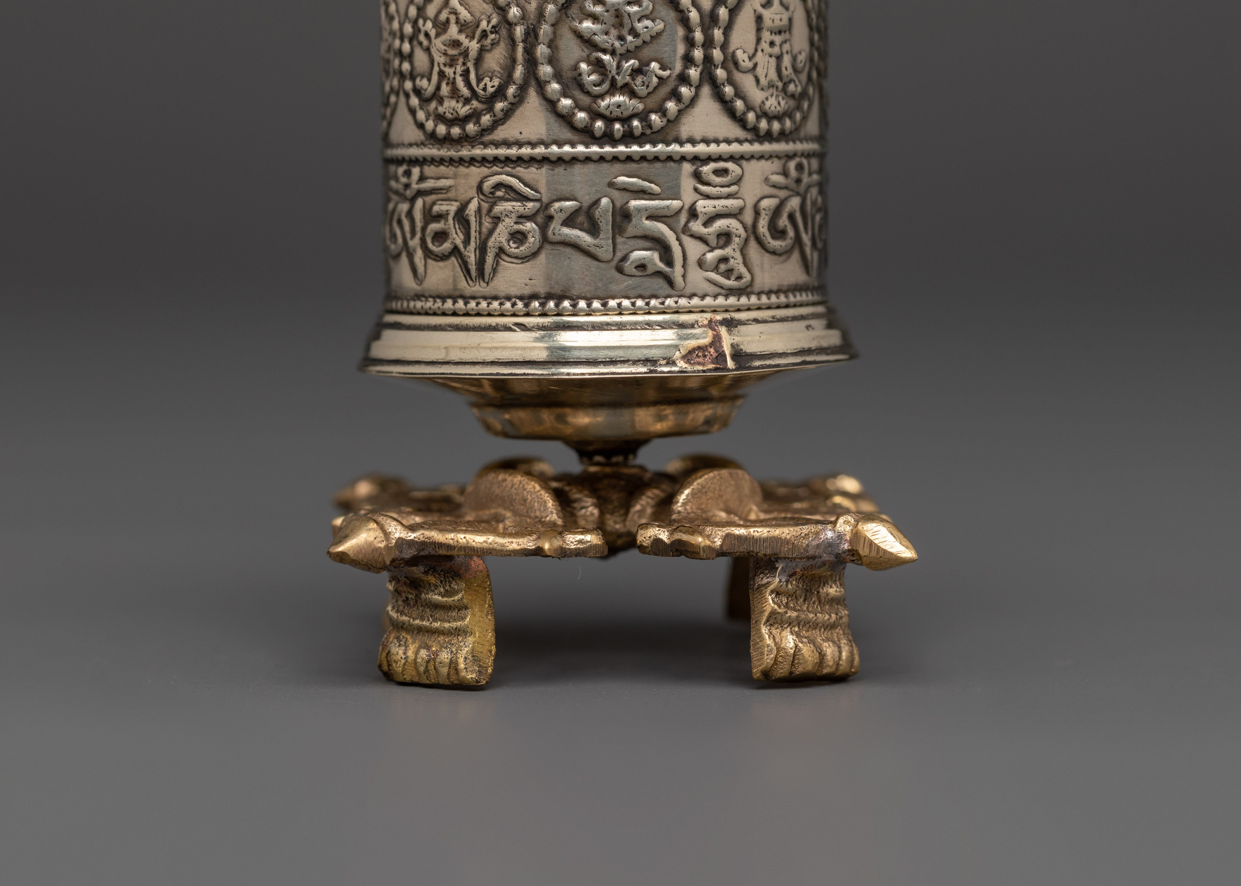 Spiritual Mantra Prayer Wheel | Symbol of Peace and Devotion