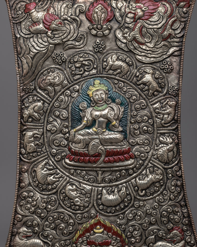 Green Tara Metal Home Decor | Infuse Your Home with Compassion and Wisdom