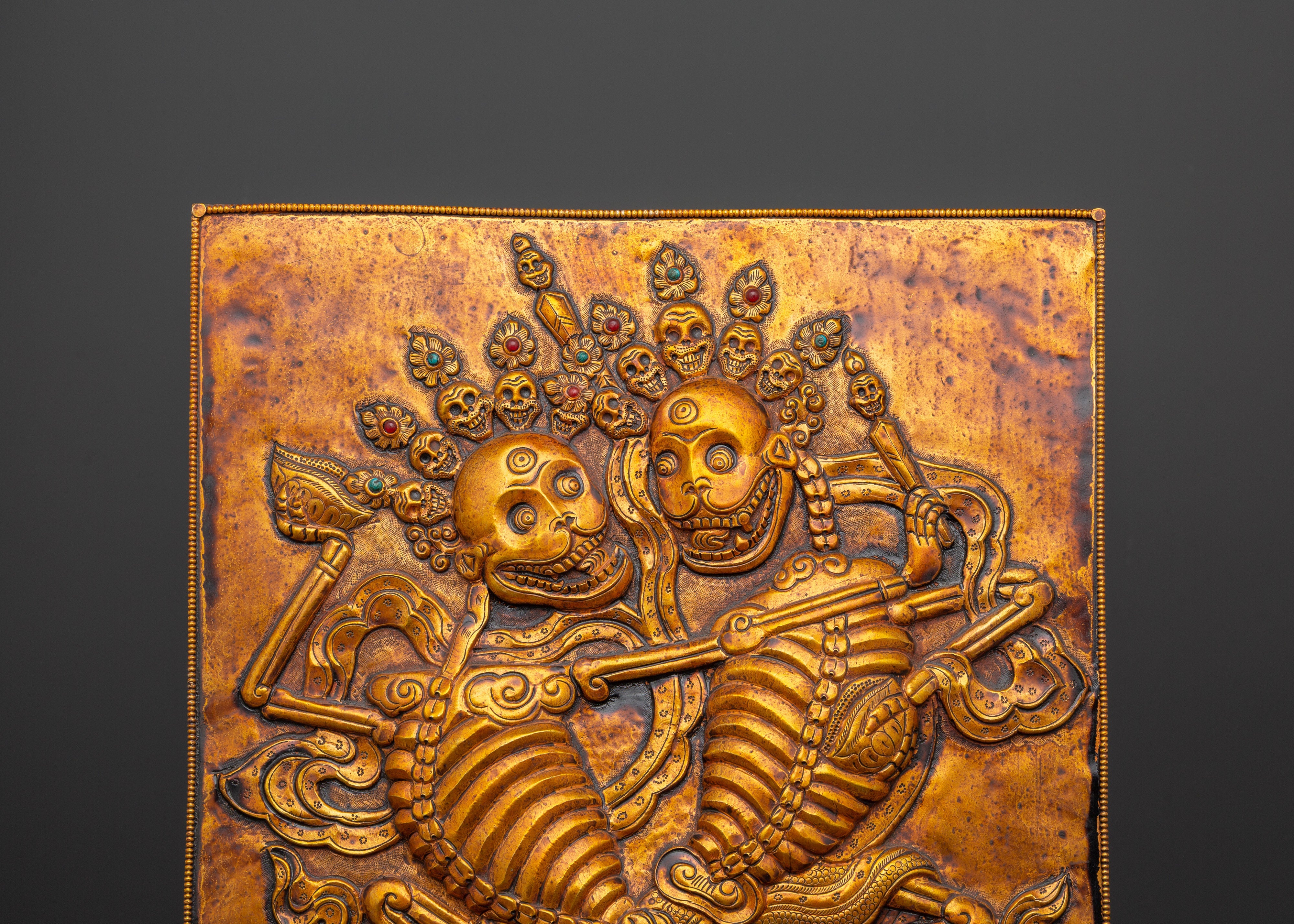 Chitipati Gold Plated Wall Hanging | Symbol of Impermanence