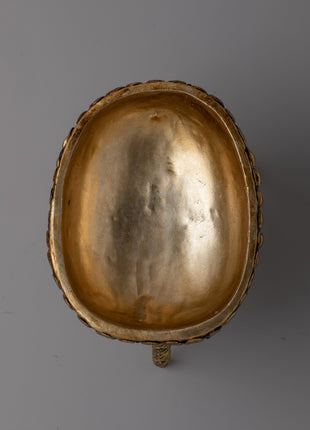 Kapala Skull Bowl | Sacred Rituals Enhanced with Copper and Silver