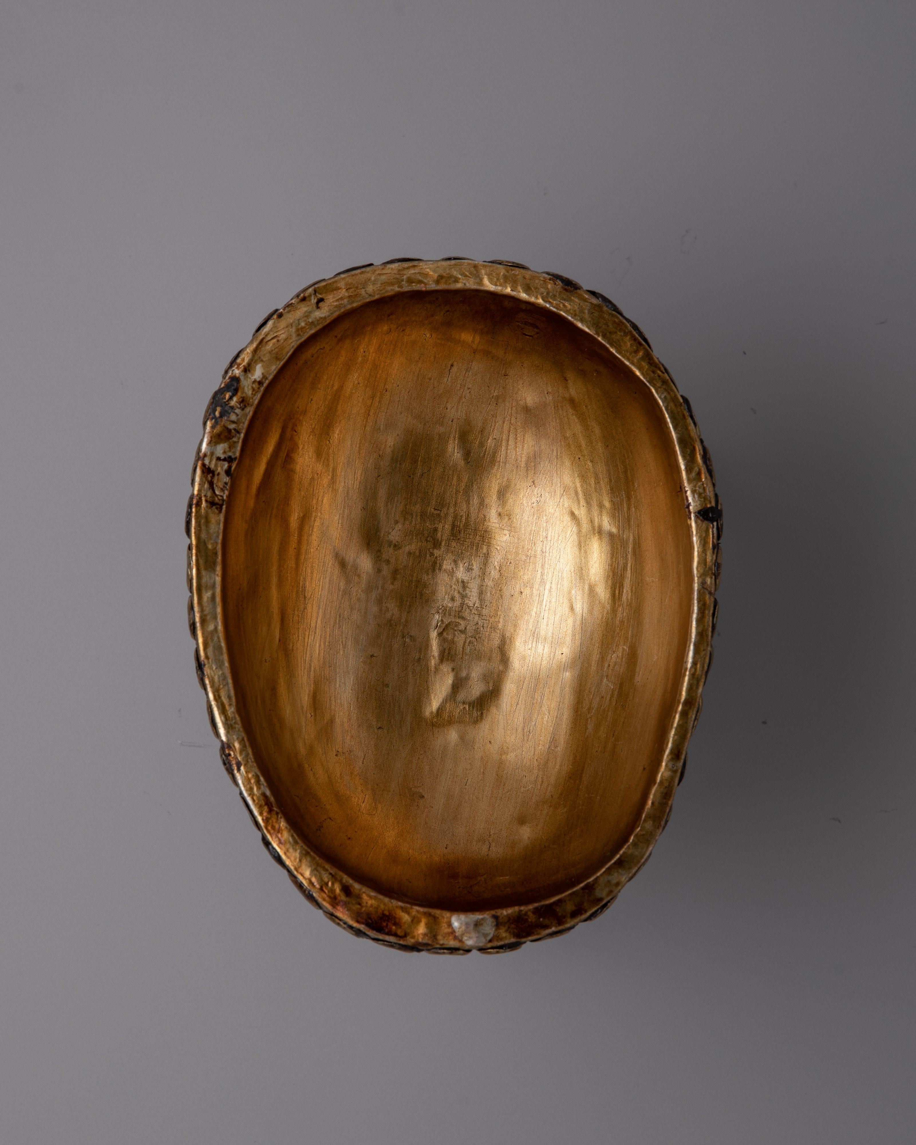8 Auspicious Symbols Crafted Kapala Bowl | Sacred Rituals Offerings