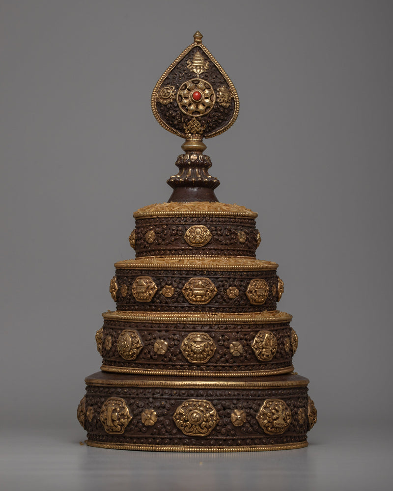 Copper Mandala Set | Tranquil Reflection and Decorative Flourish