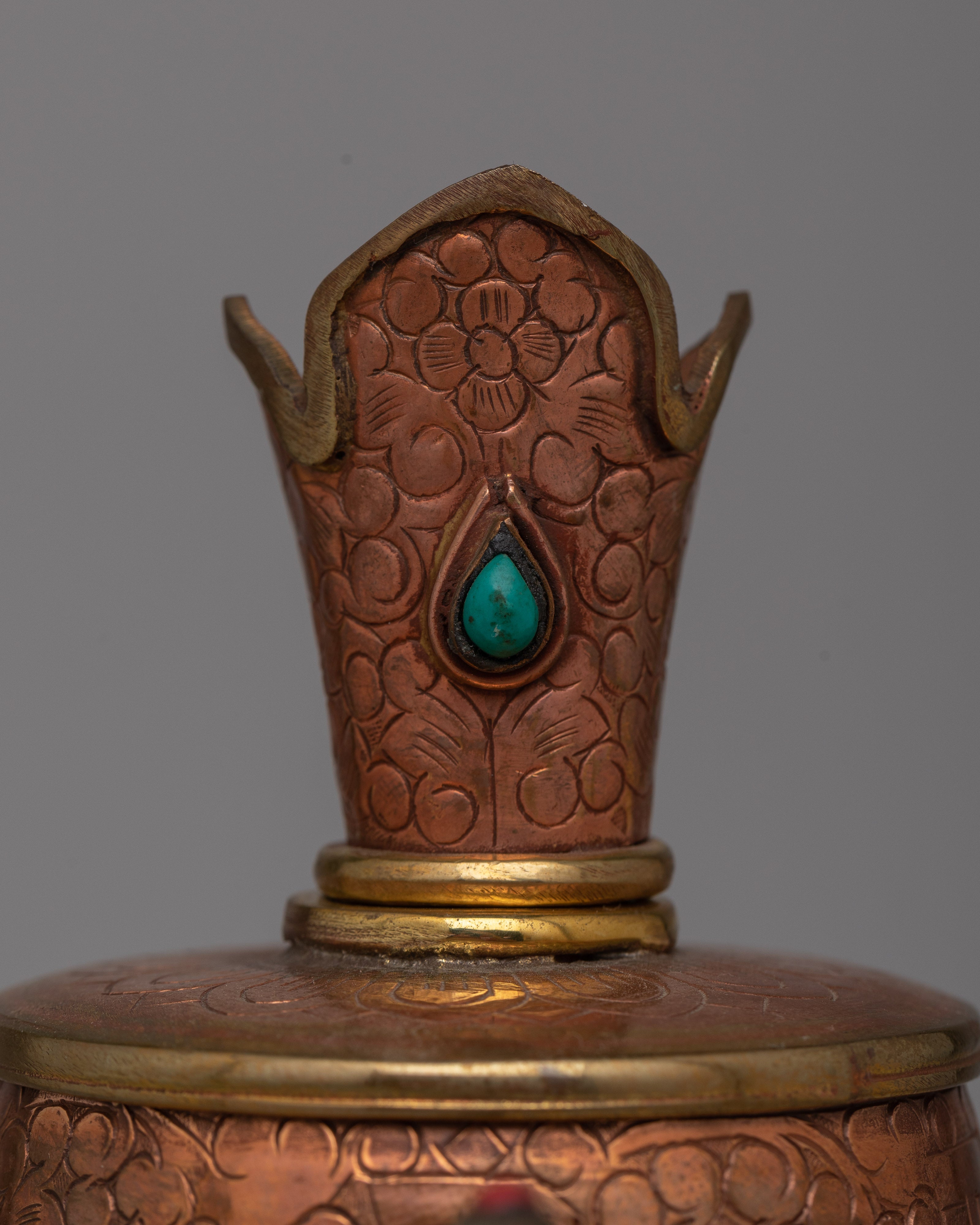 Copper Bhumpa Set | Tibetan Vessels for Sacred Offerings