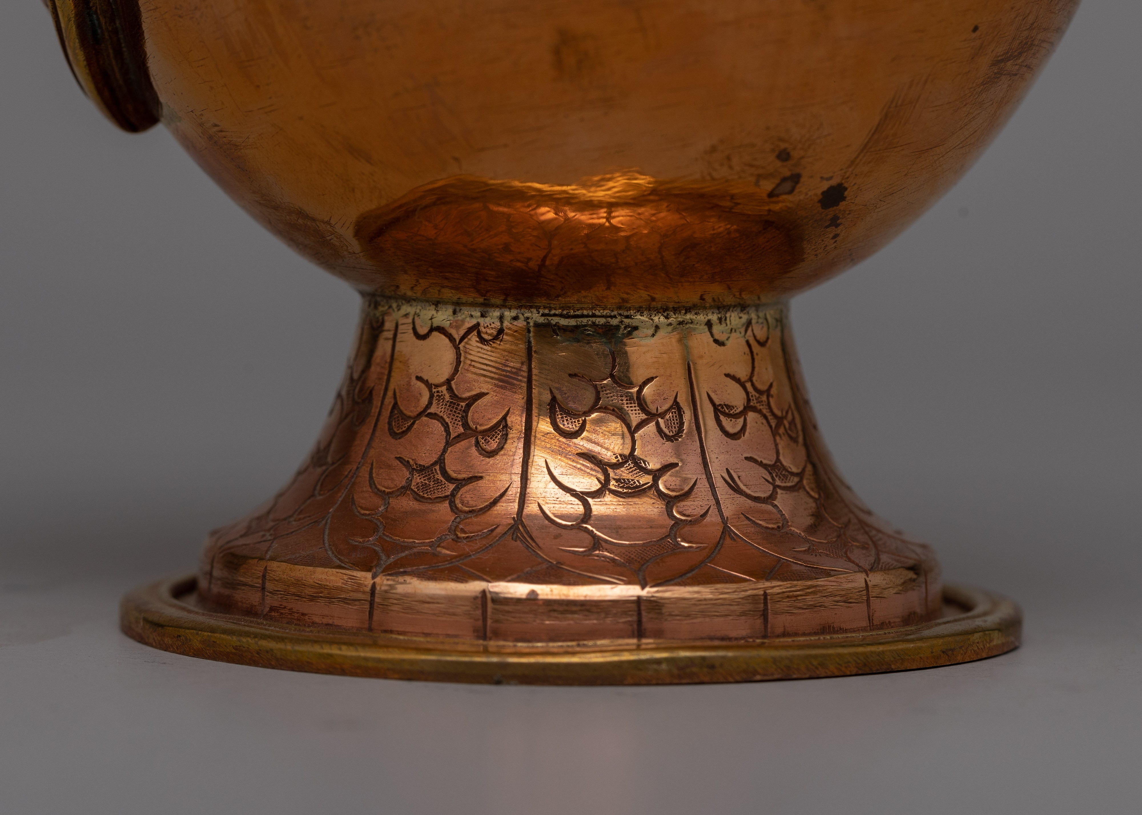 Copper Bhumpa Set | Tibetan Vessels for Sacred Offerings