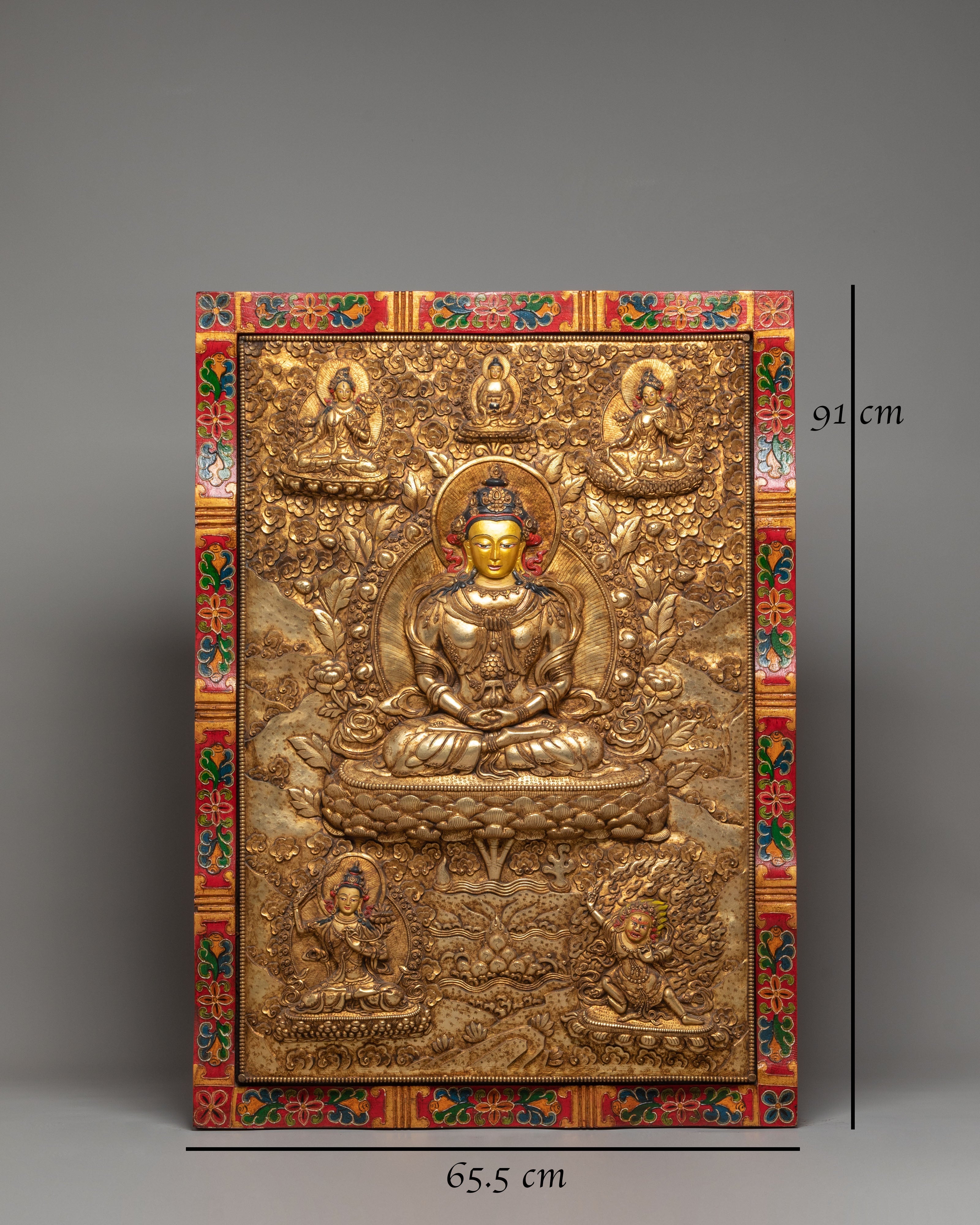 Amitayus Buddha of Infinite Life Wall Hanging | Symbol of Longevity