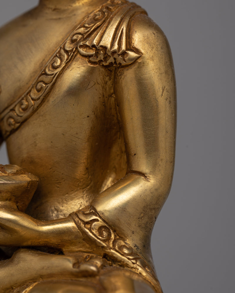 Shakyamuni Buddha Copper Statue | Revered Symbol of Enlightenment and Serenity