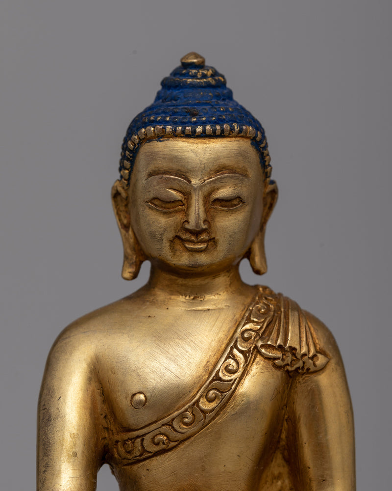 Shakyamuni Buddha Copper Statue | Revered Symbol of Enlightenment and Serenity