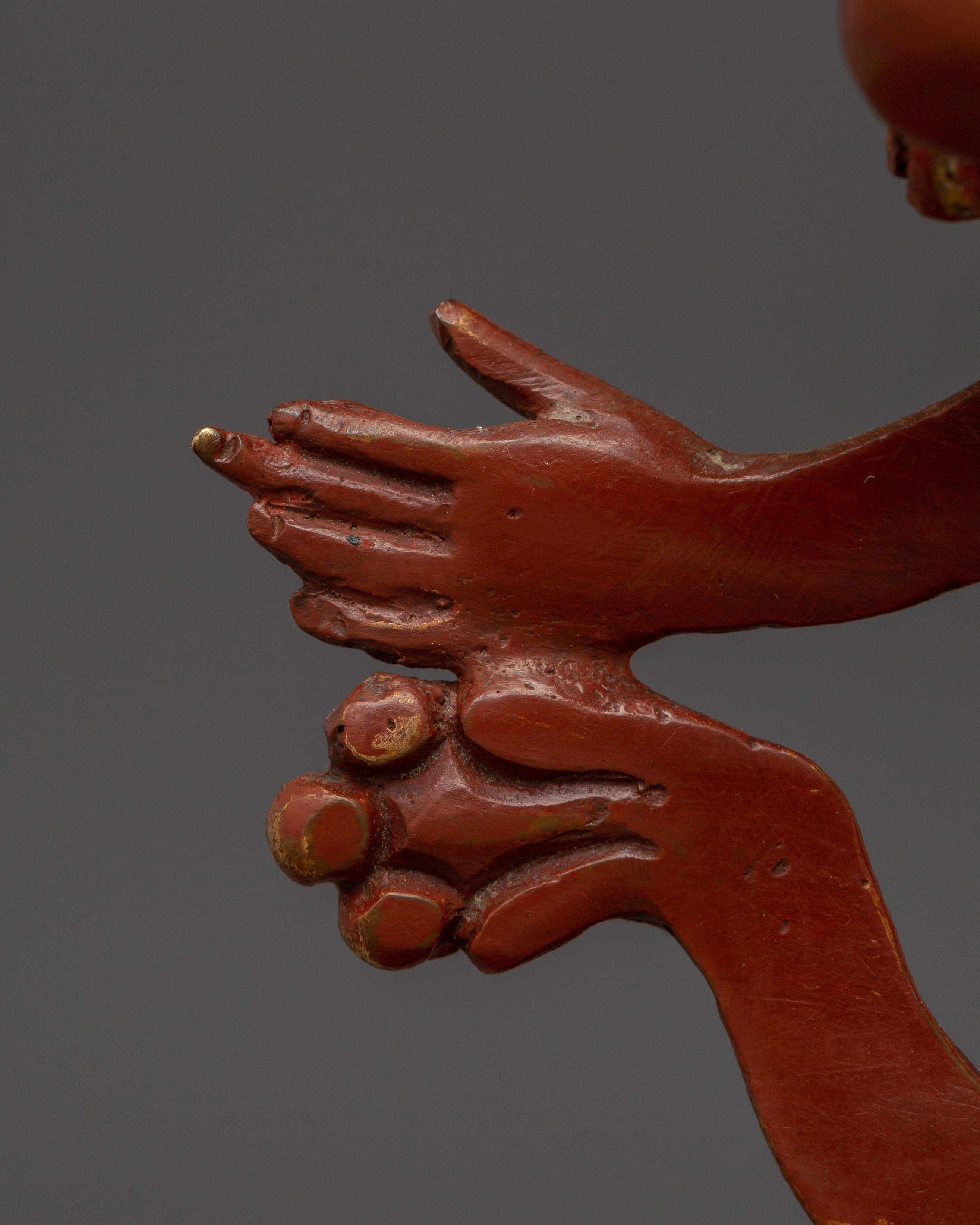 Red Dorje Phagmo Statue | Tibetan Buddhist Dakini Artwork