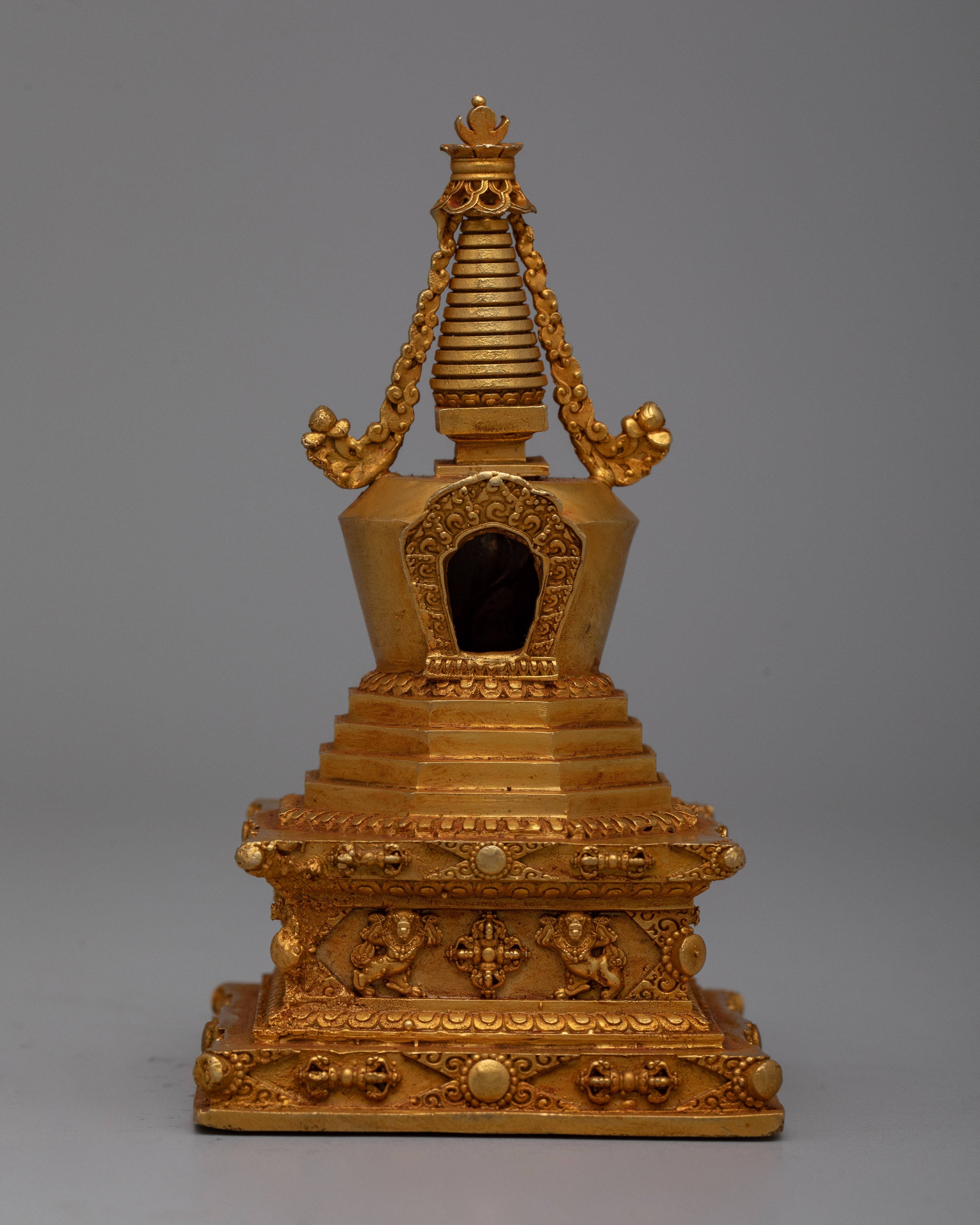 8 Buddhist Stupa Set | Symbolic Representation of Buddhist Enlightenment