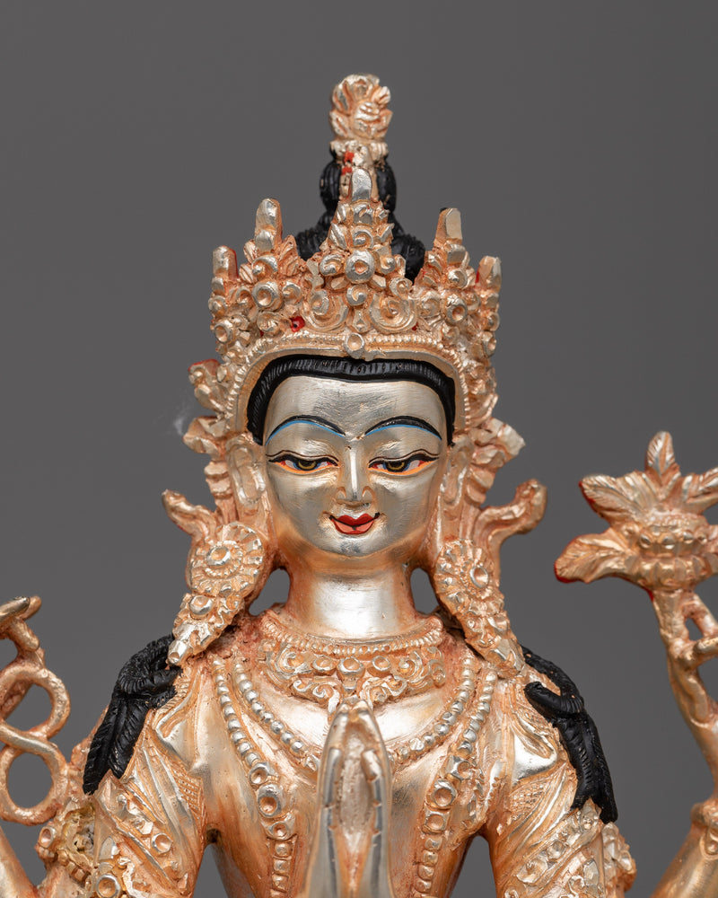 Chenrezig Tibetan Statue | Invoke Compassion and Enlightenment