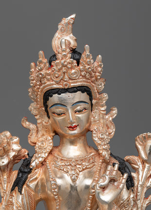 Green Tara Goddess Statue | Bring Serenity and Blessings into Your Space