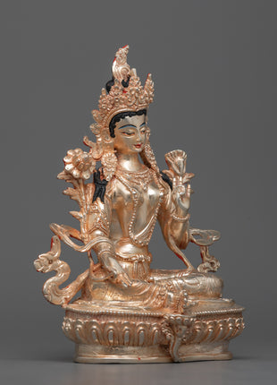 Green Tara Goddess Statue | Bring Serenity and Blessings into Your Space