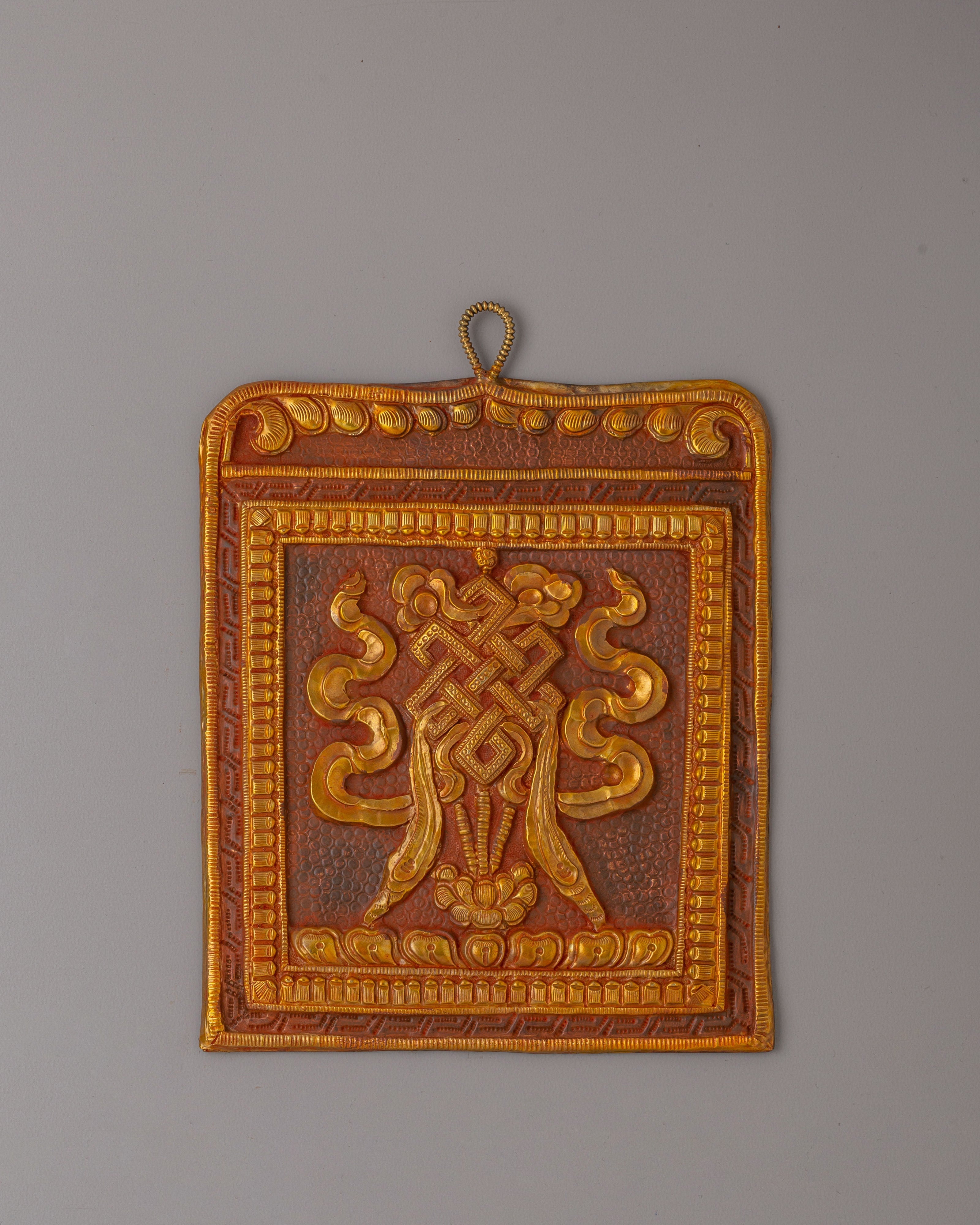 Eight Auspicious Symbols Locket | Symbolic Jewelry for Blessings