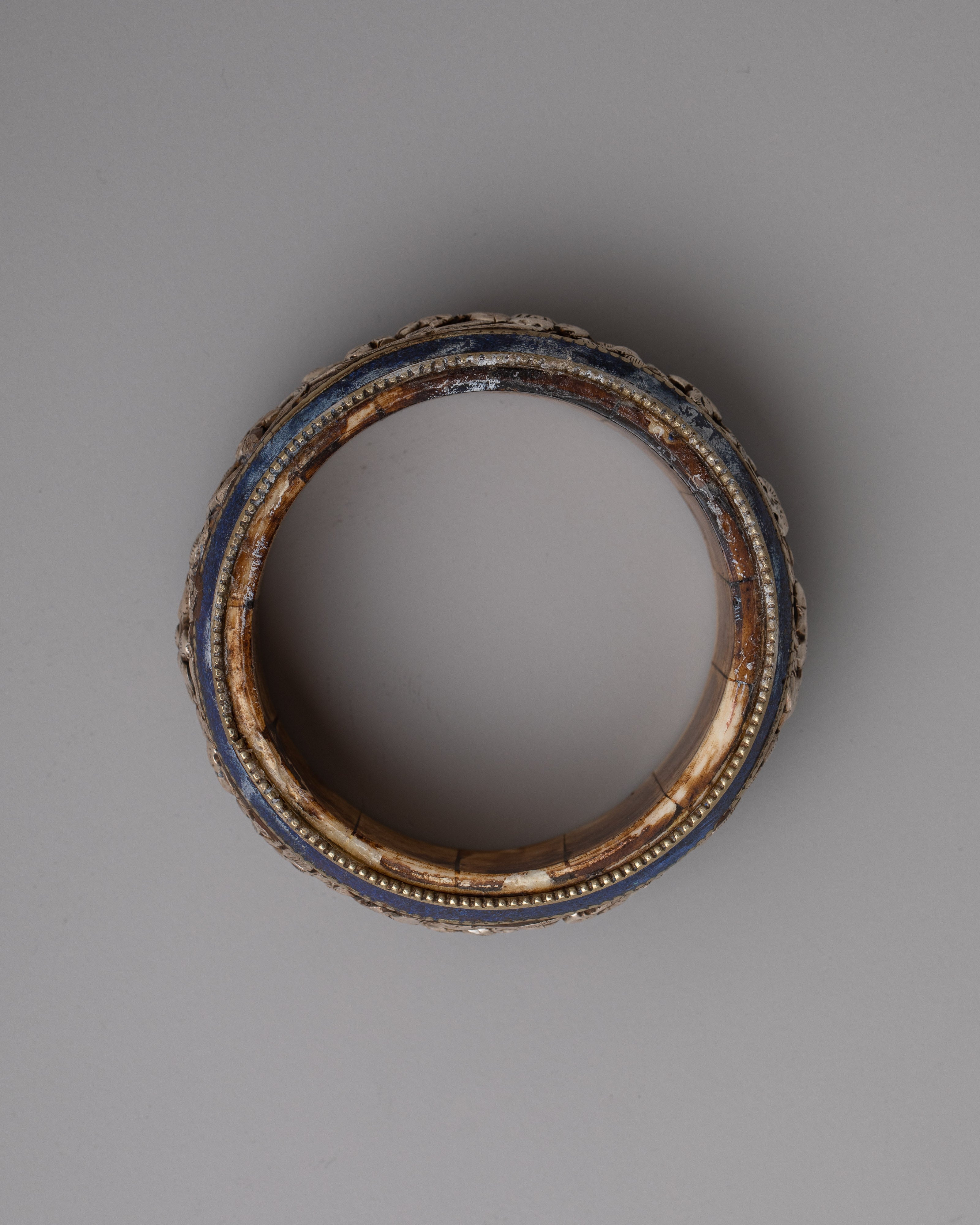 Tibetan Design Bangle | Intricately Crafted Jewelry Inspired by Himalayan Tradition