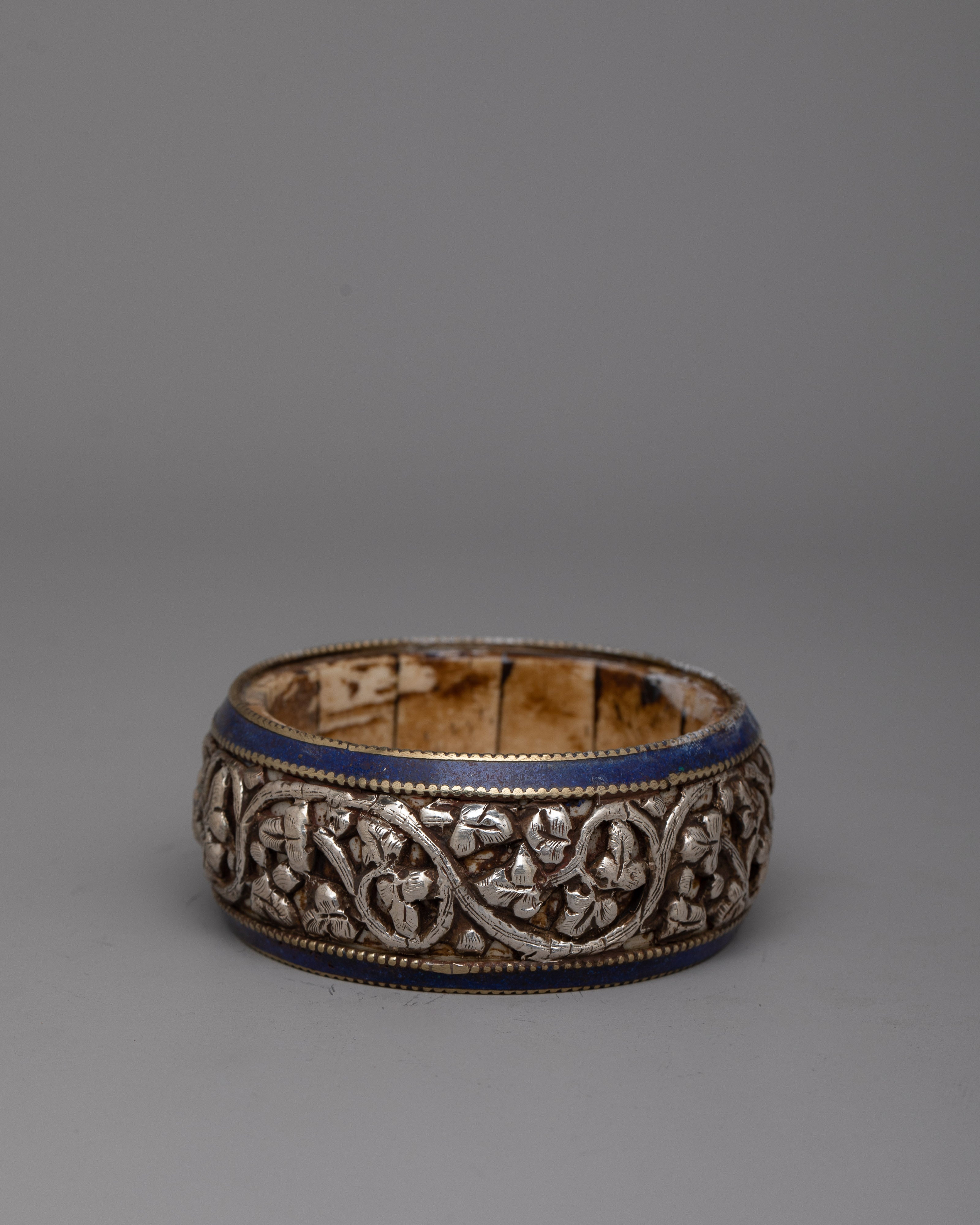 Tibetan Ethically Sourced Bone Bangle | Handcrafted Jewelry Honoring Tradition