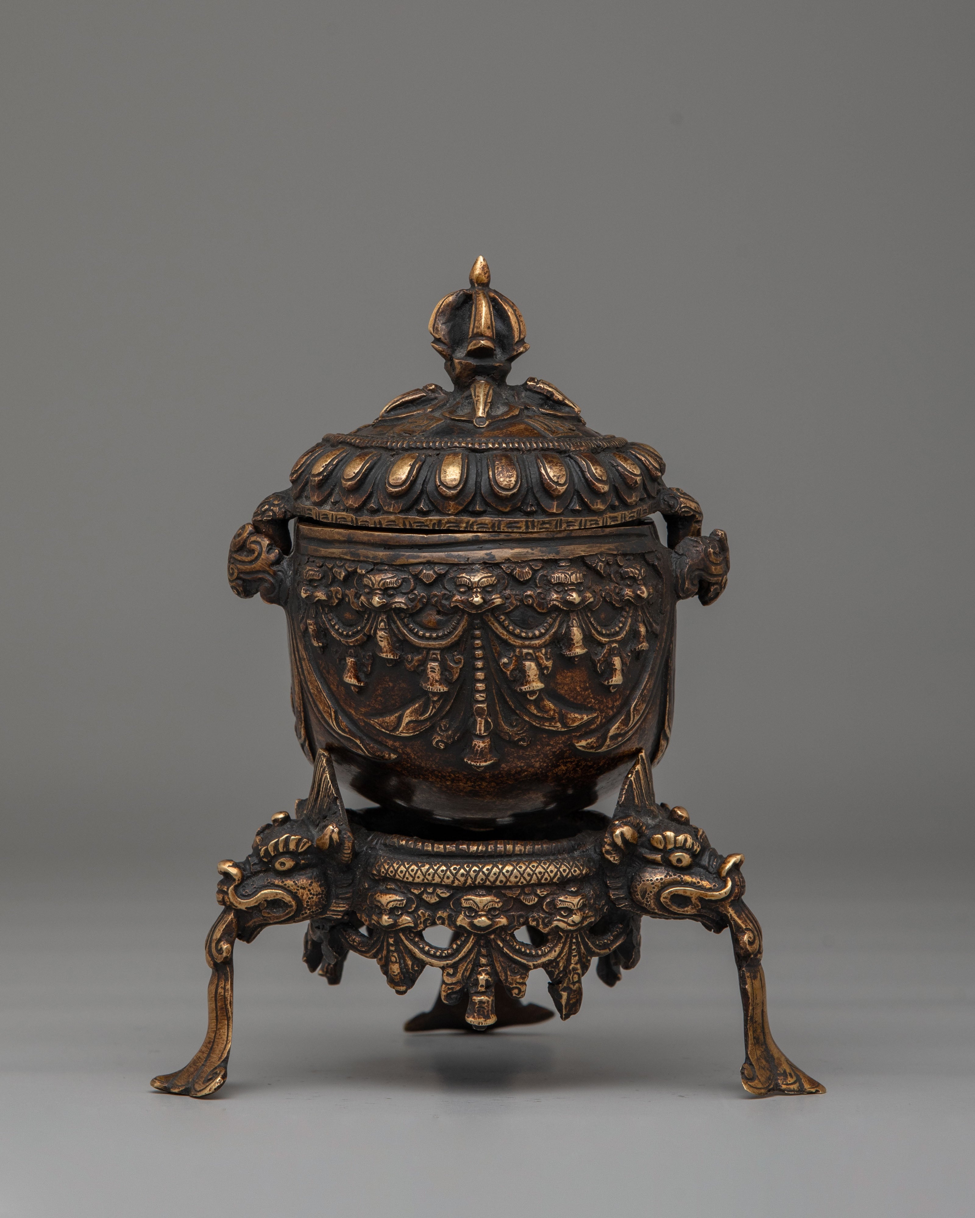 Handcrafted Kapala for Ritual | Tibetan Skull Cup