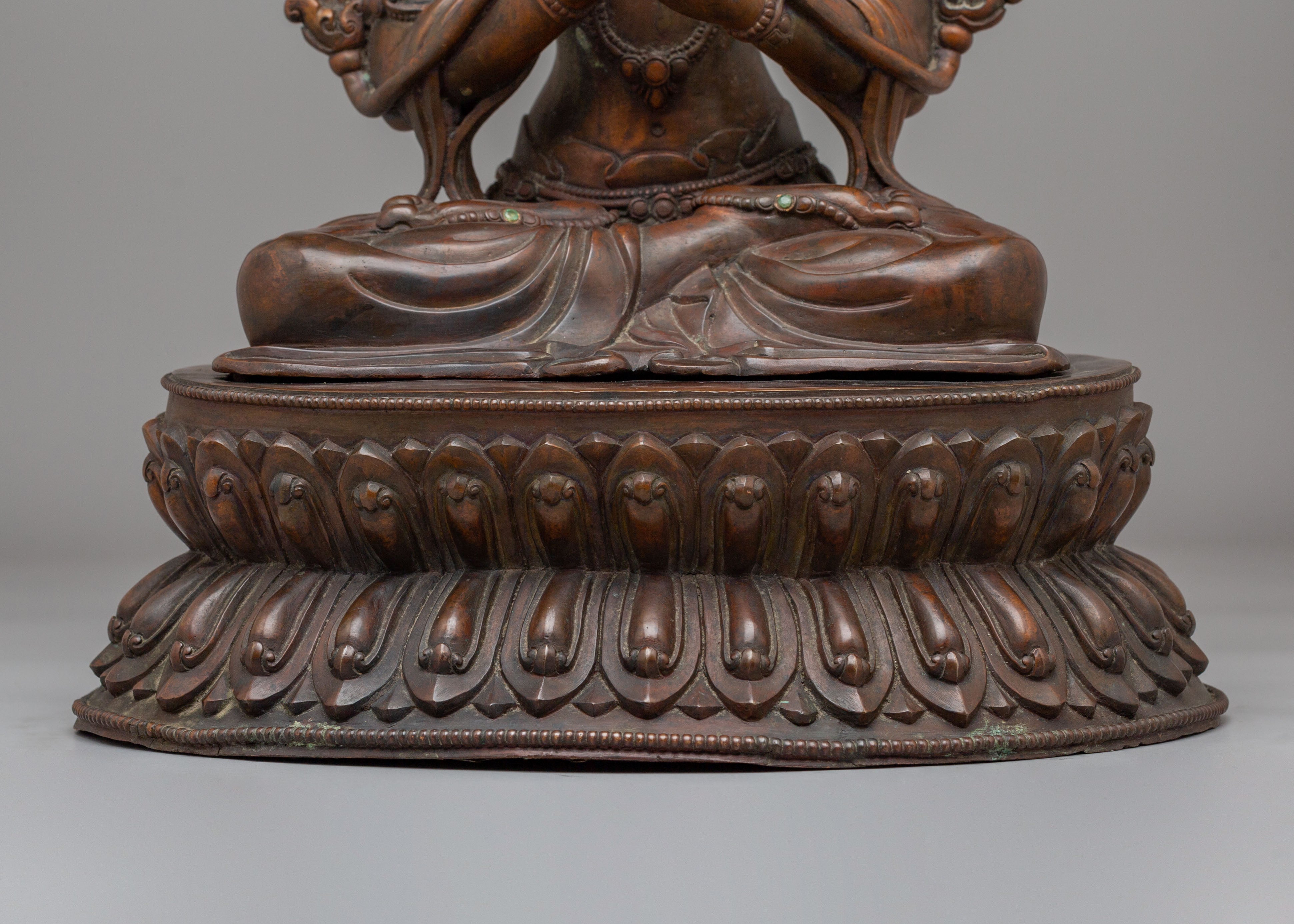 Handcrafted Himalayan Tikshna Manjushri Sculpture | Spiritual Home Decor