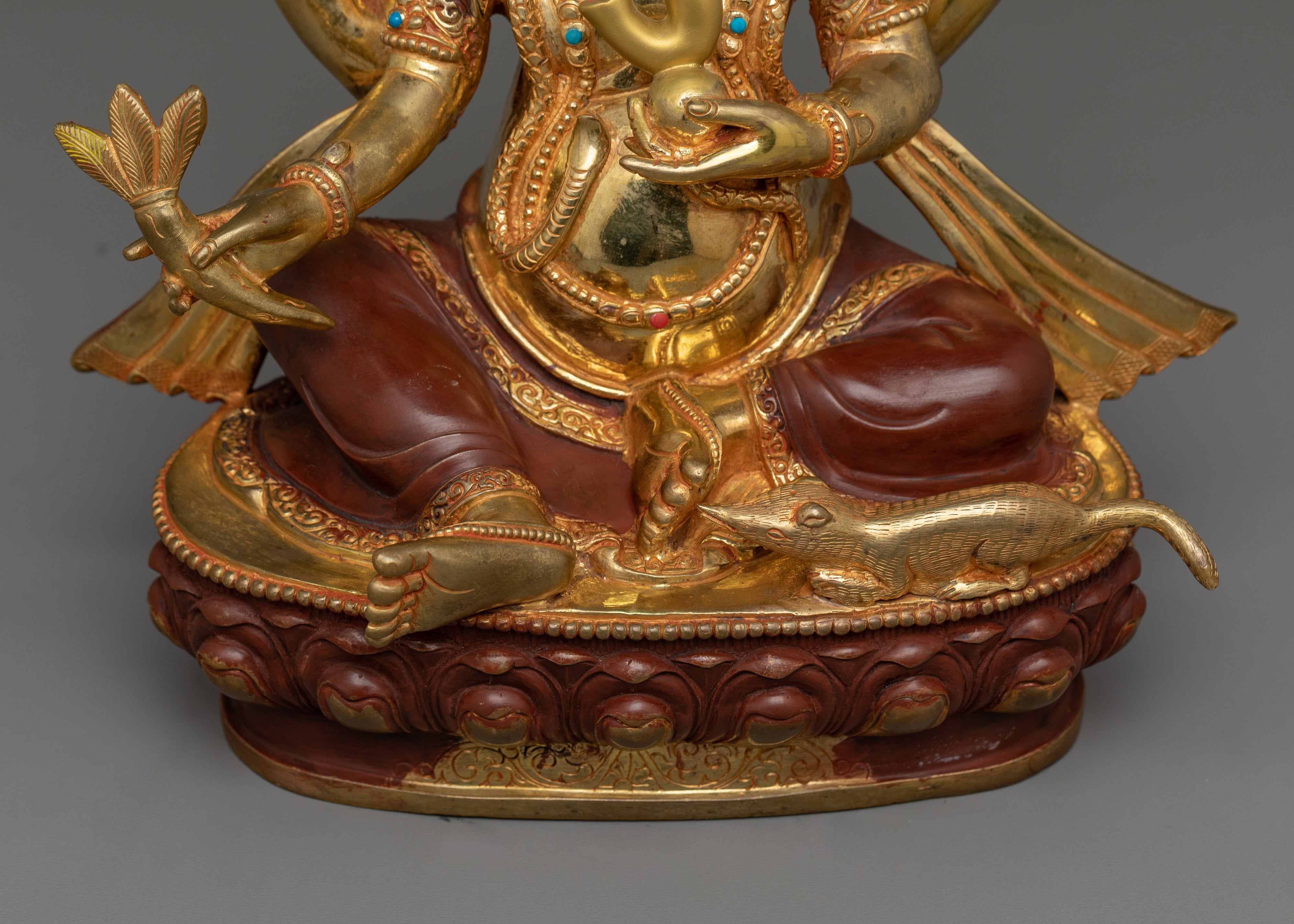 24K Gold Gilded Ganesh Statue | Embrace Divine Guidance and Prosperity