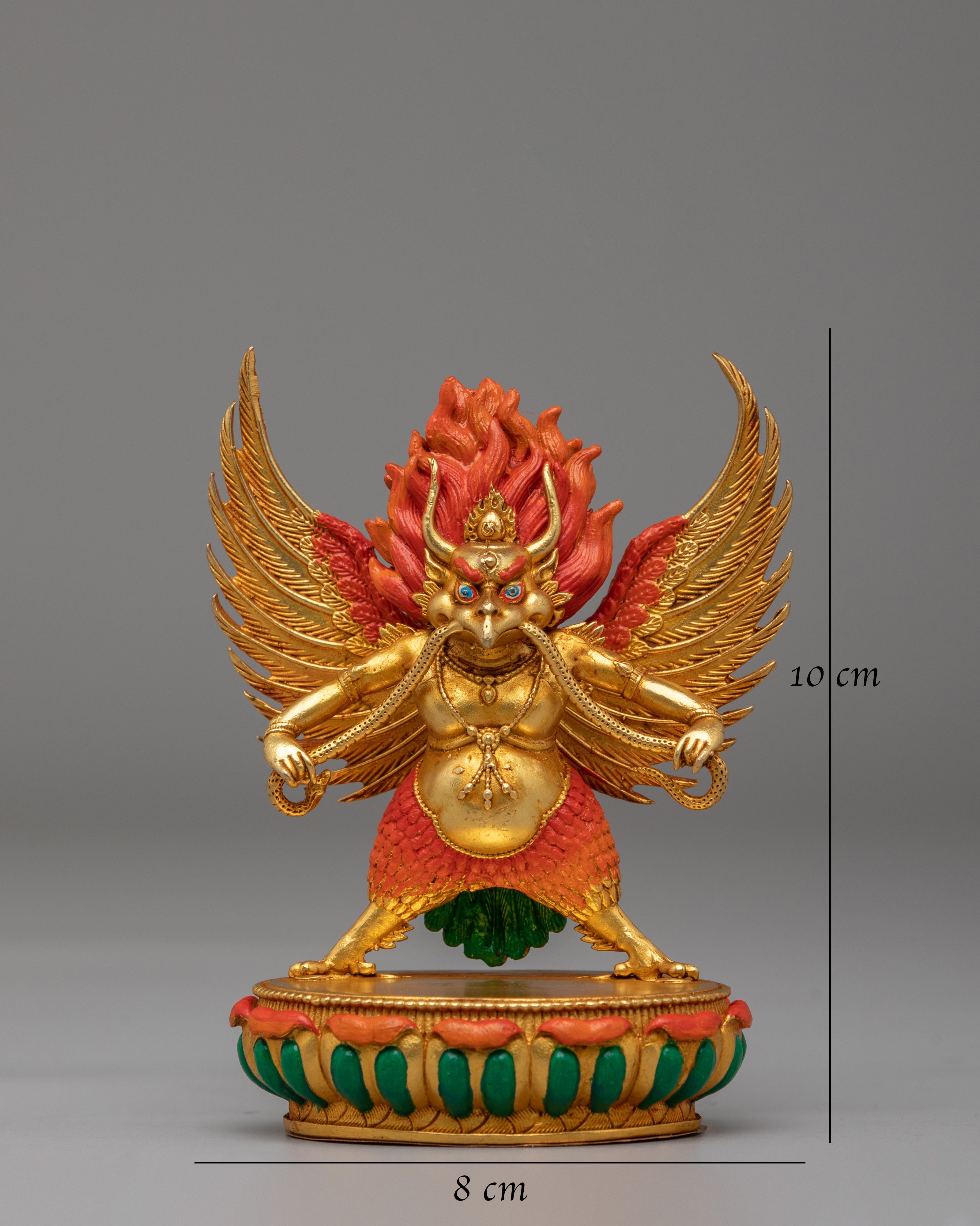 Tibetan Scared Buddhist Garuda Statue | Bird Deity Figurine