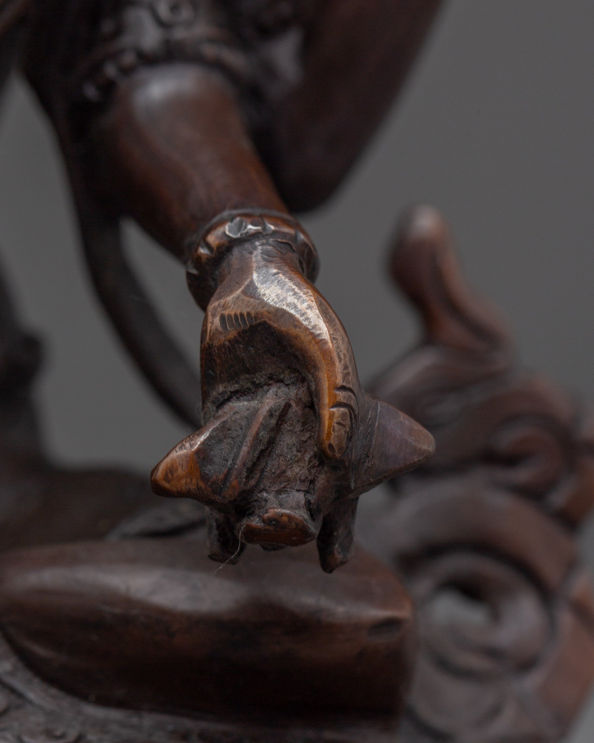 Saraswati Copper Sculpture of the Goddess of Wisdom | Divine Blessings for your Space