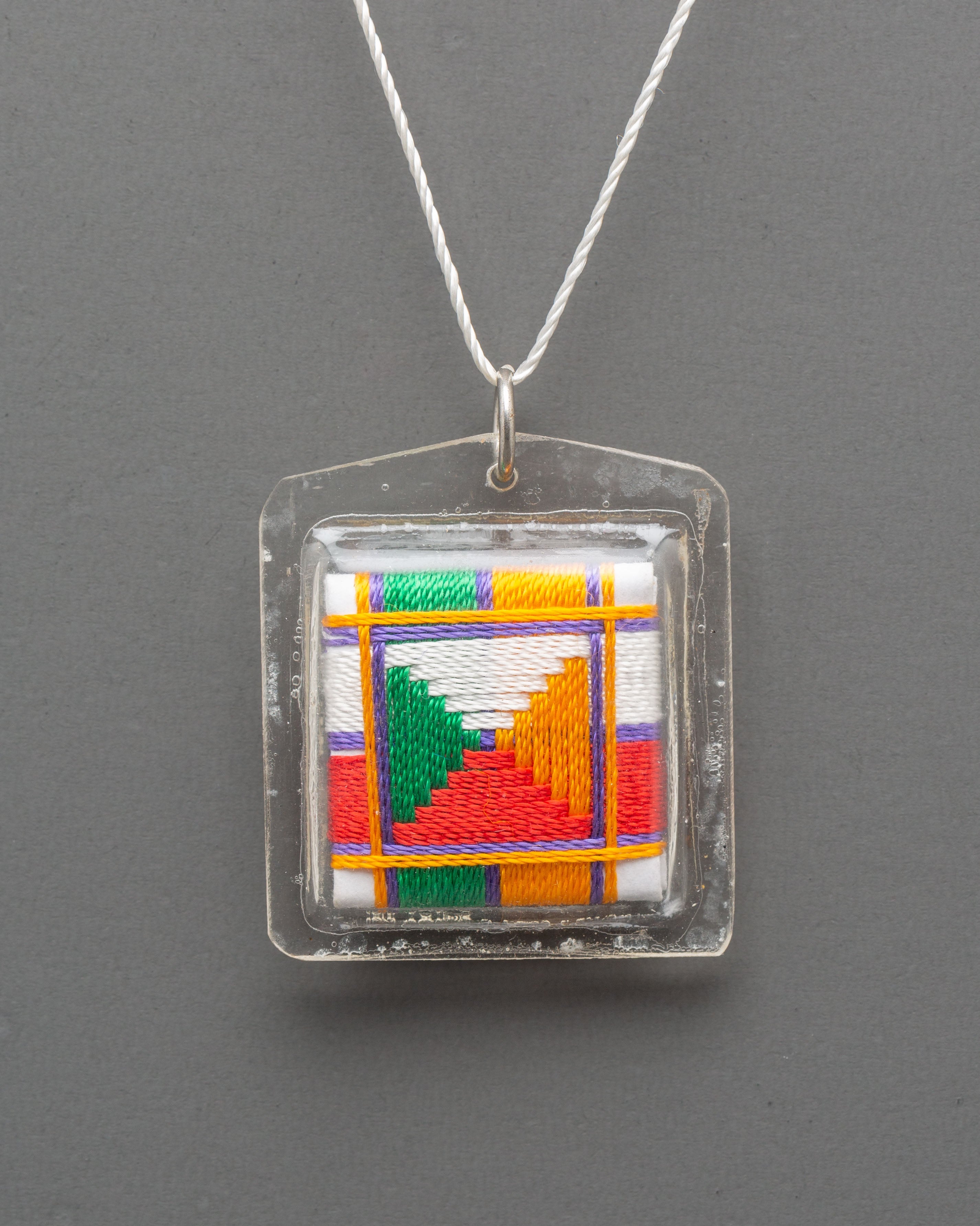 Tibetan Gankyil Amulet | Canvas Thread Buddhist Buti Charm