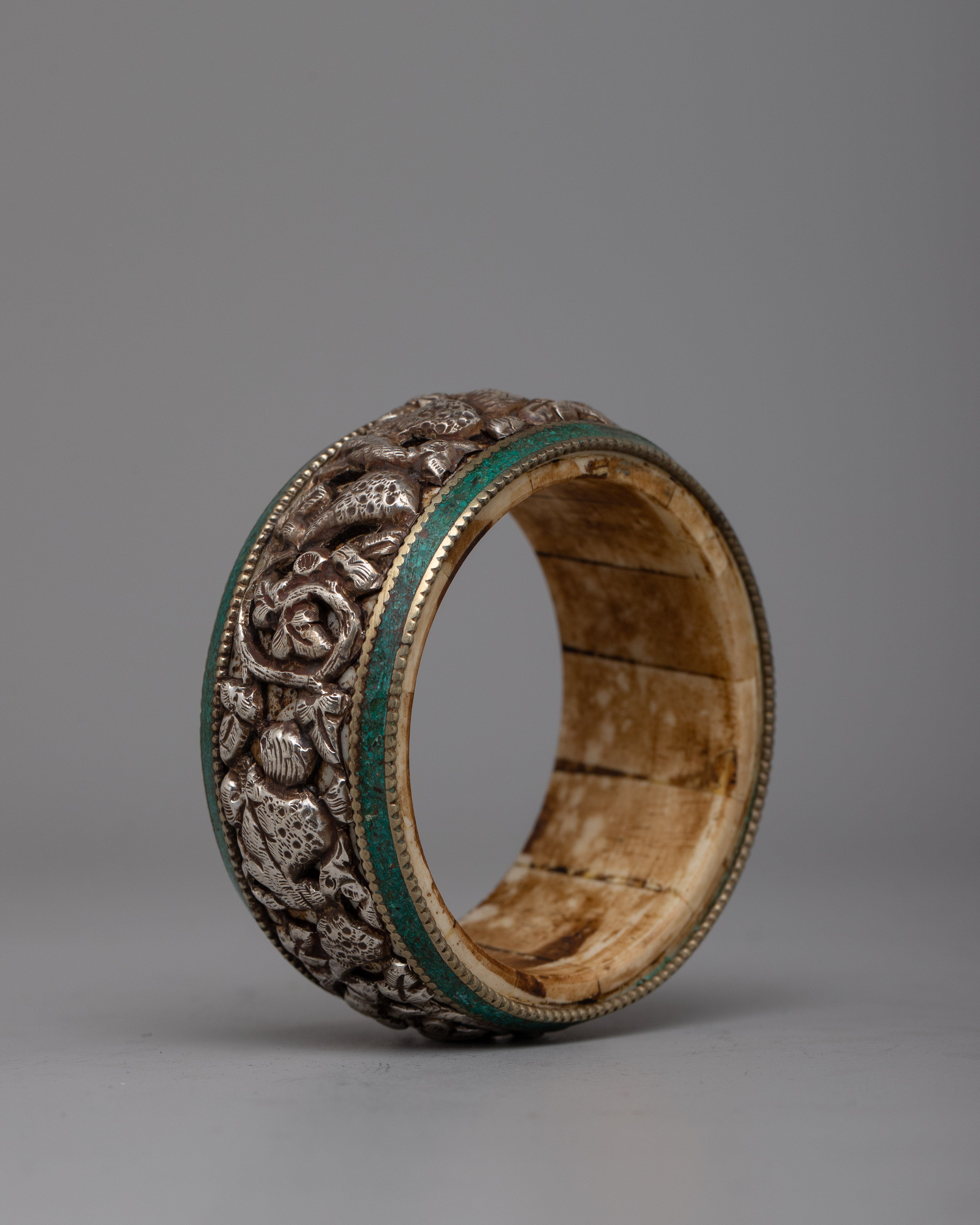 Silver Round Bangle | Delicate Statement Piece for Everyday