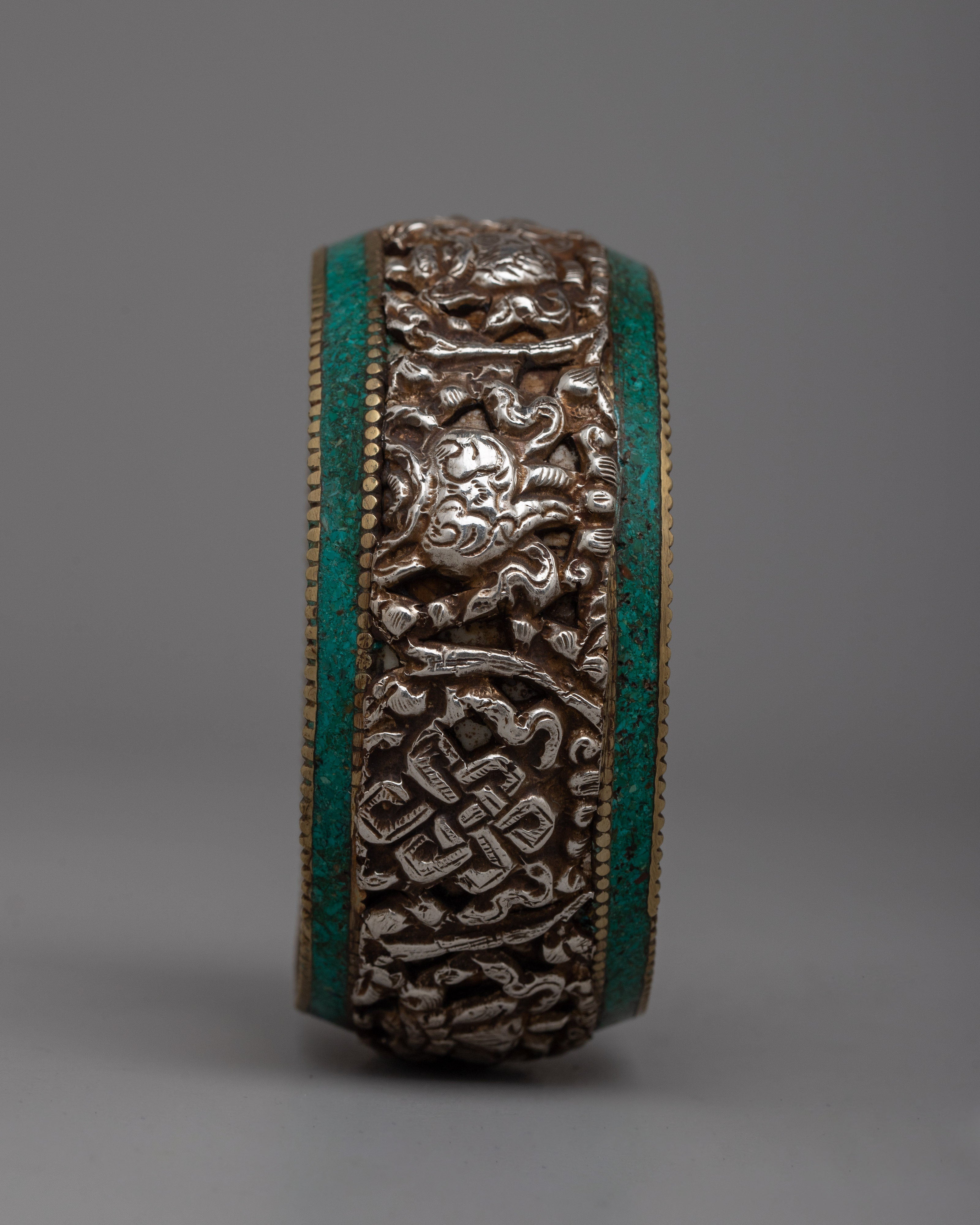 8 Auspicious Symbol Bangle | Sacred Adornment for Spiritual Harmony