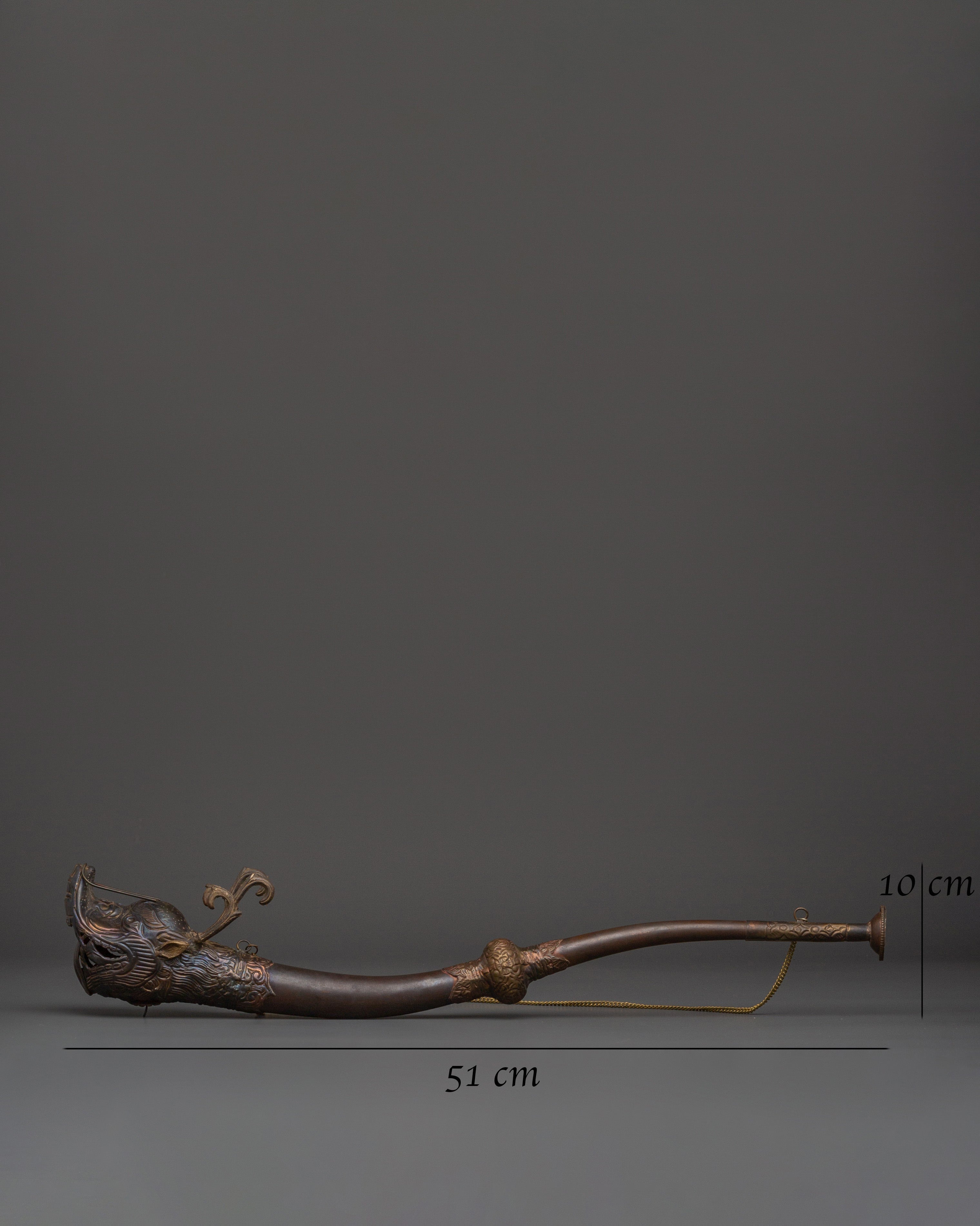 Antique-Finish Brass Kangling | Tantric Sound Tool