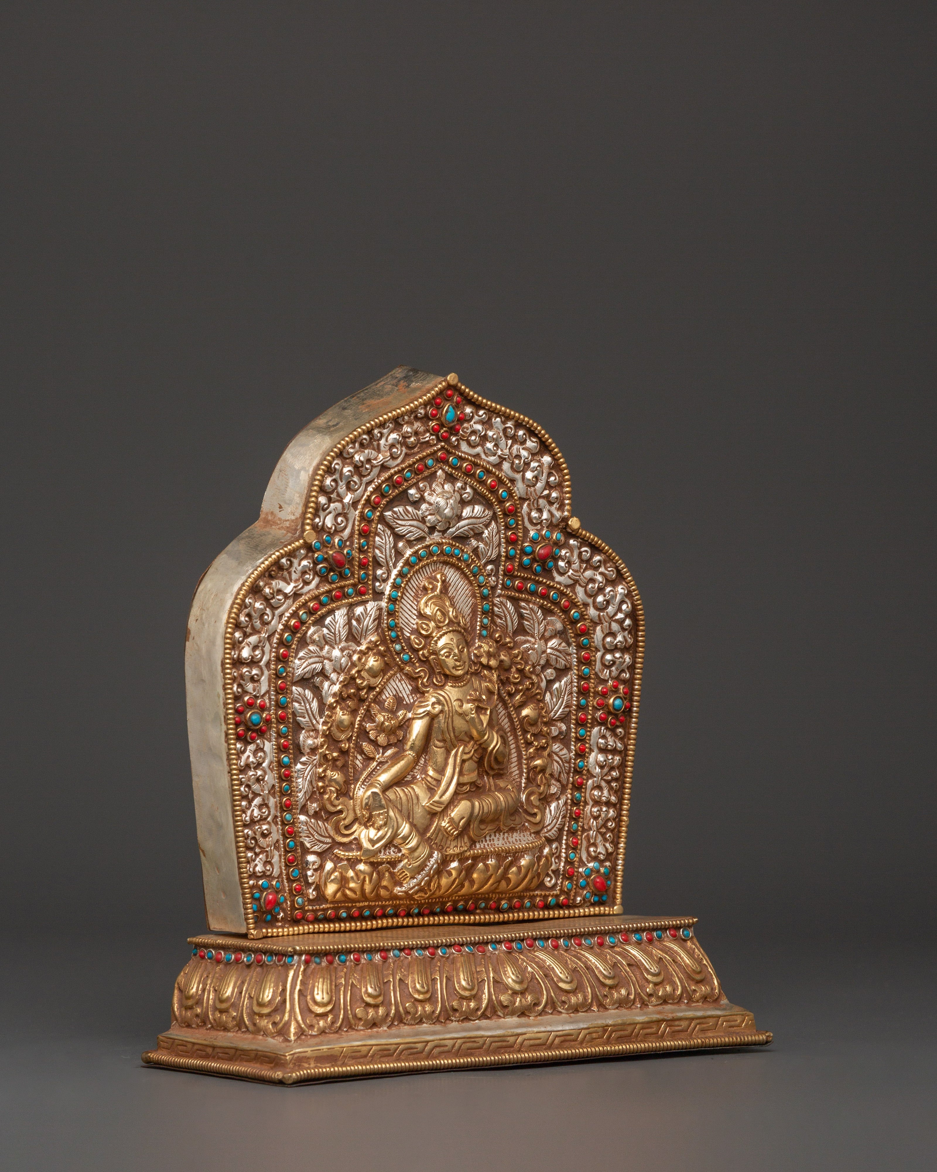 Tibetan Ghau Prayer Box Pendant | Buddhist Amulet Locket