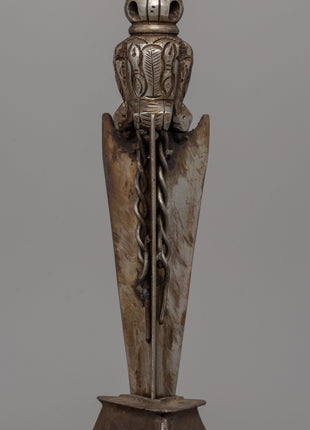 Multi Faced Iron Kila | Traditional Tibetan Tool for Energy Balancing and Rituals