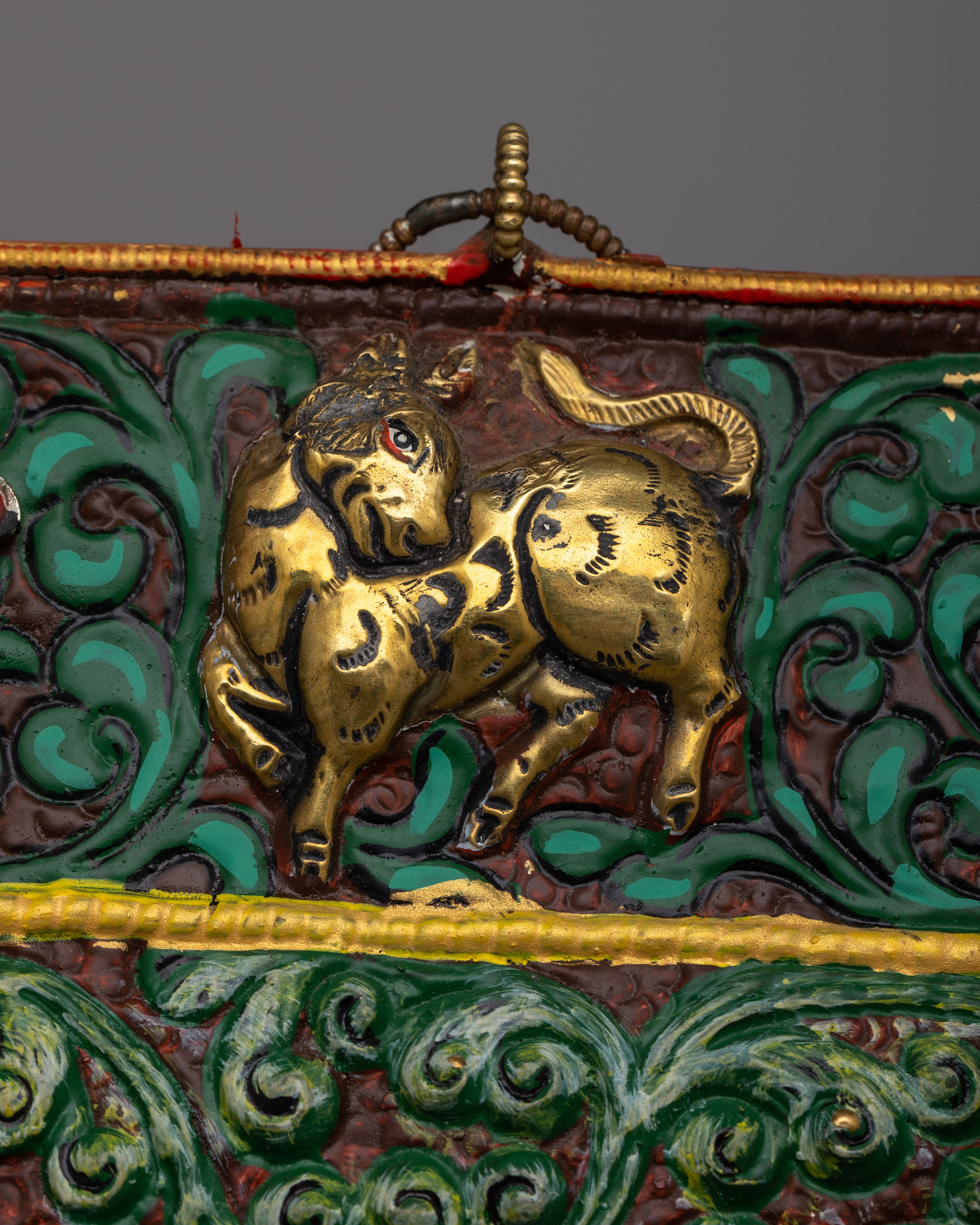 Vajravarahi Metal Thanka Wall Hanging | Symbol of Divine Feminine Energy and Spiritual Power