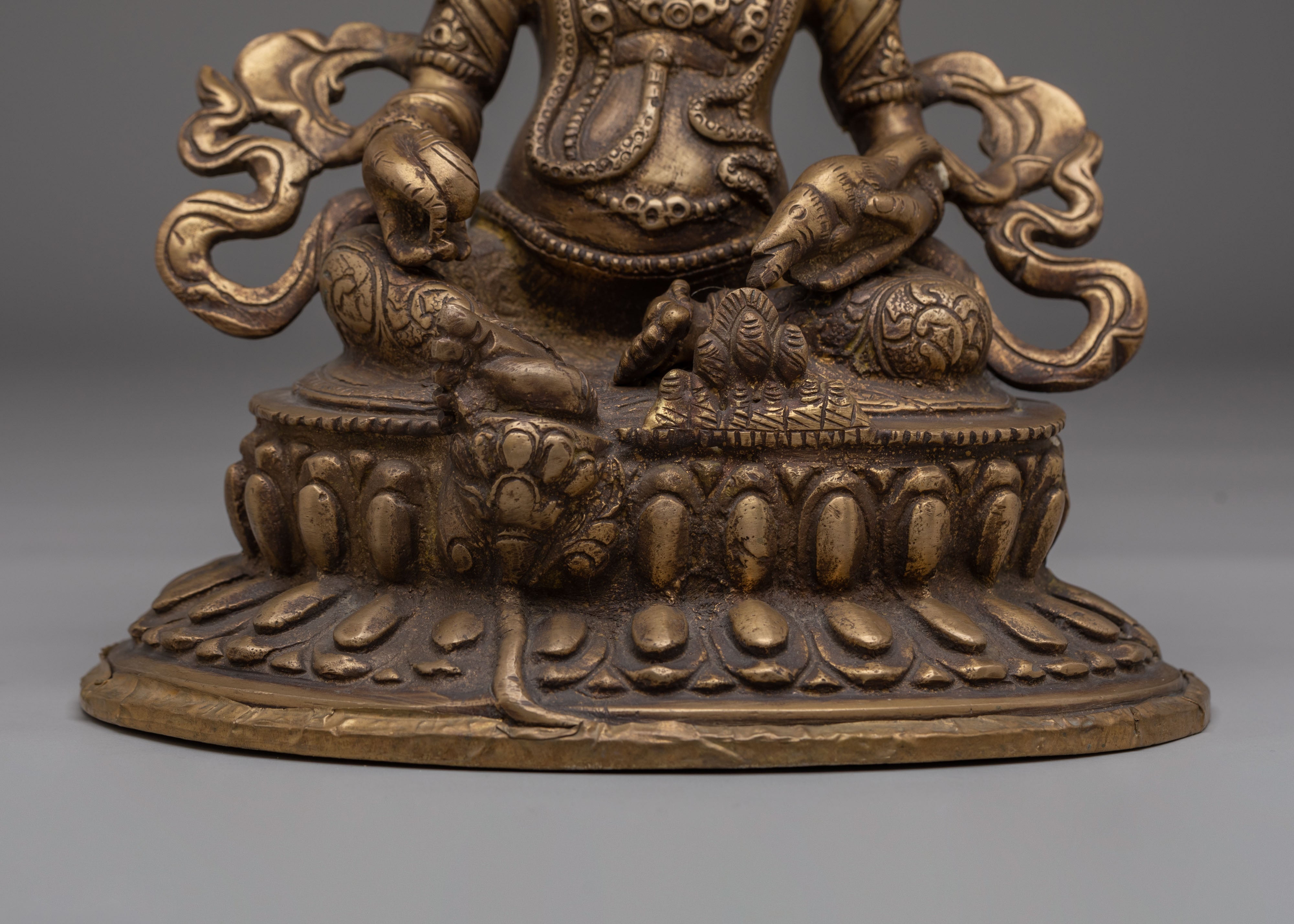 Handcrafted Dzambhala Statue of Wealth | Blessings of Wealth and Generosity