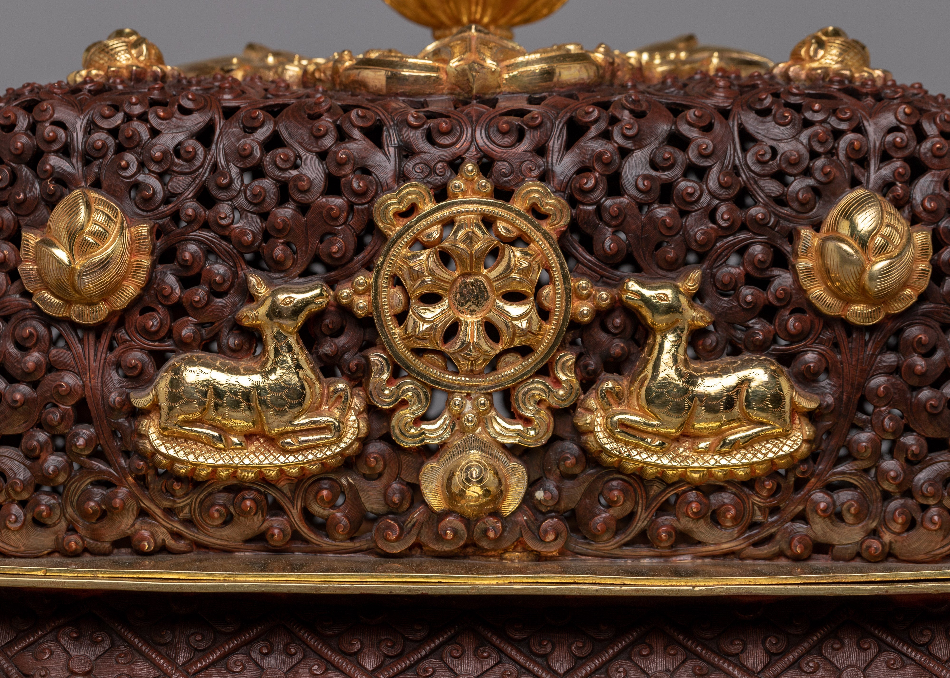 Traditional Copper Incense Burner | Vessel for Aromatic Offerings in Spiritual Practices