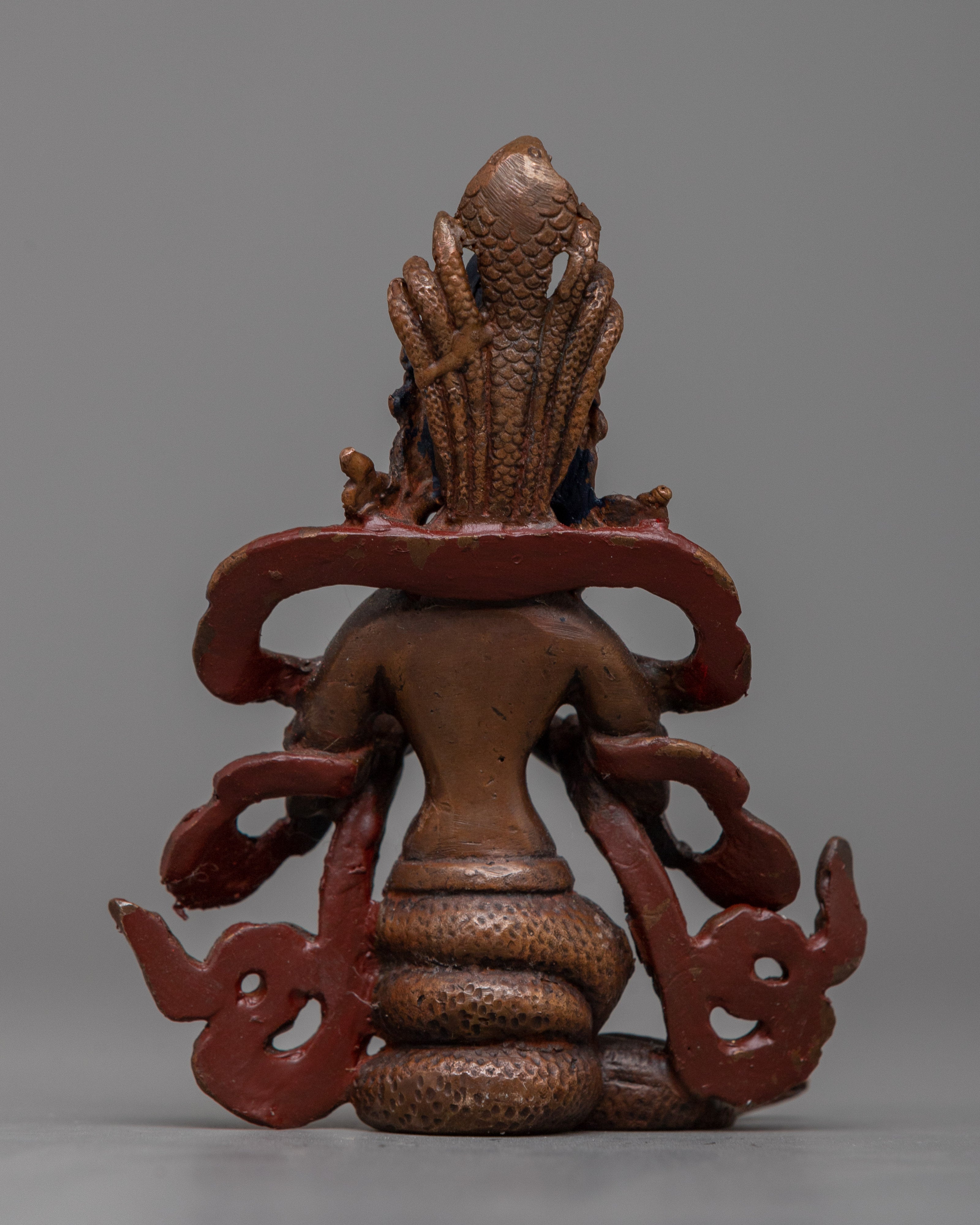 Copper Naga Kanya Statue | Exquisite Craftsmanship Honoring Serpent Deity