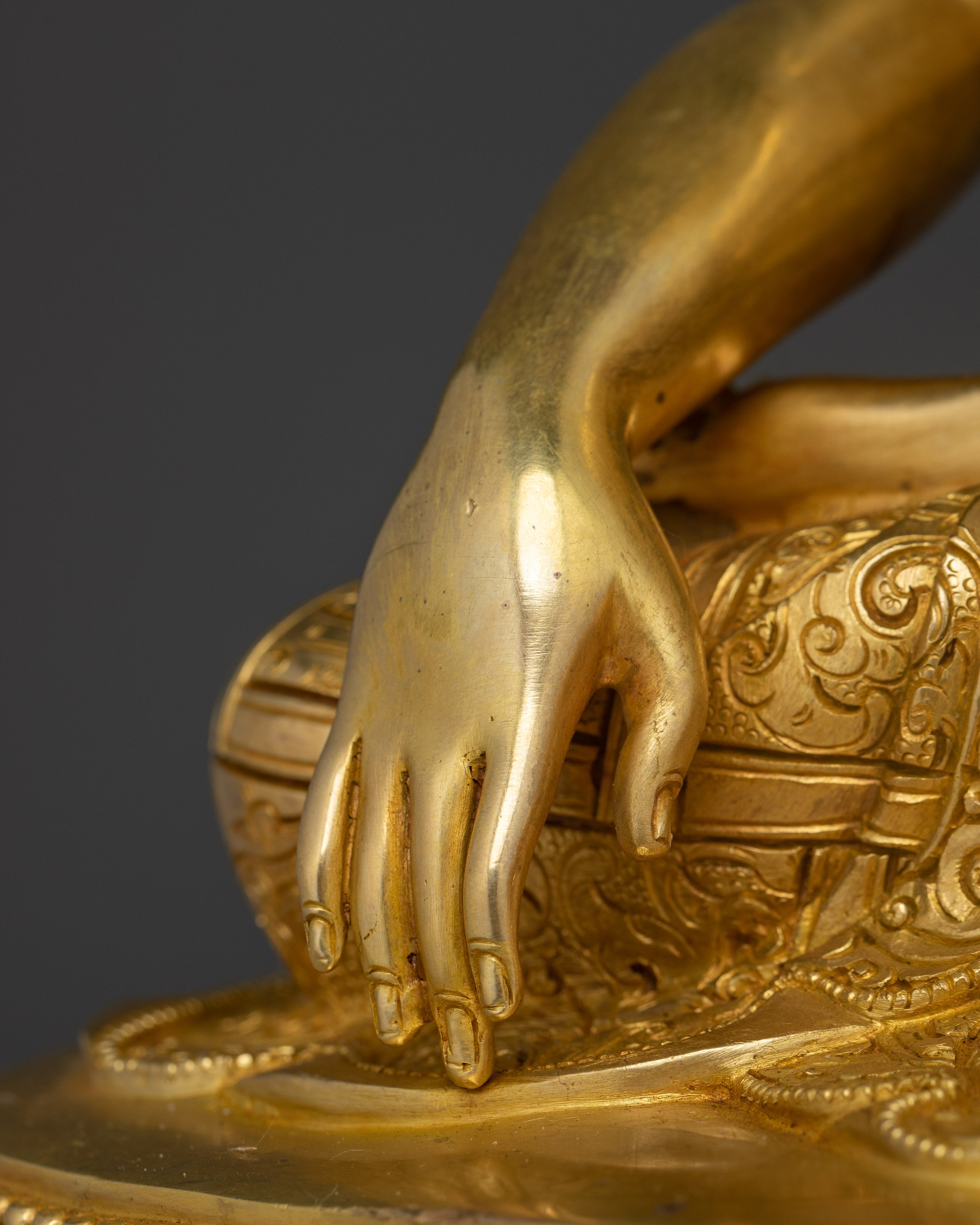 Tibetan Dharma Teacher Shakyamuni Buddha Statue | Enlightened Buddha