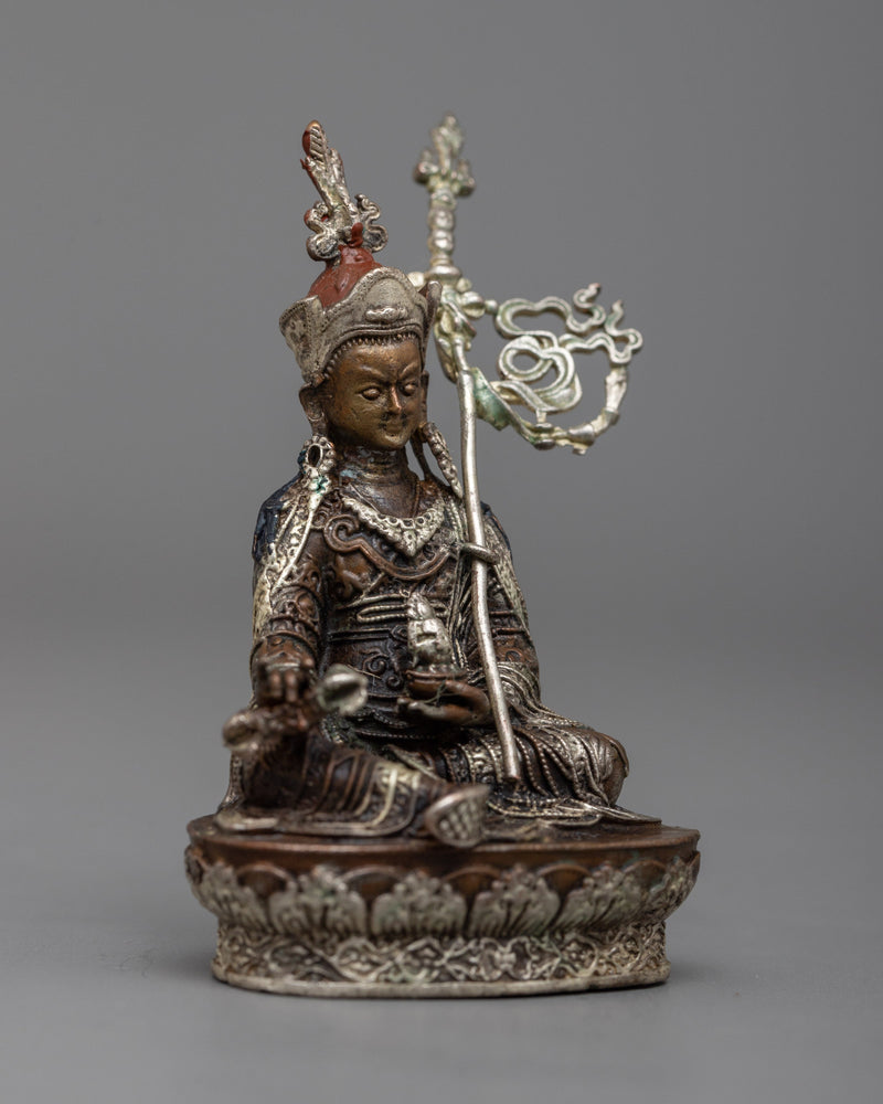 Master Guru Rinpoche Statue | Copper Form Enriched with 24K Gold Finish