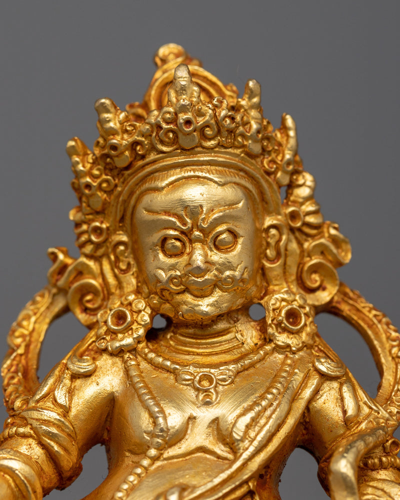 Wealth Deity Machine Made Dzambhala Statue | Symbol of Wealth and Prosperity Crafted with Precision