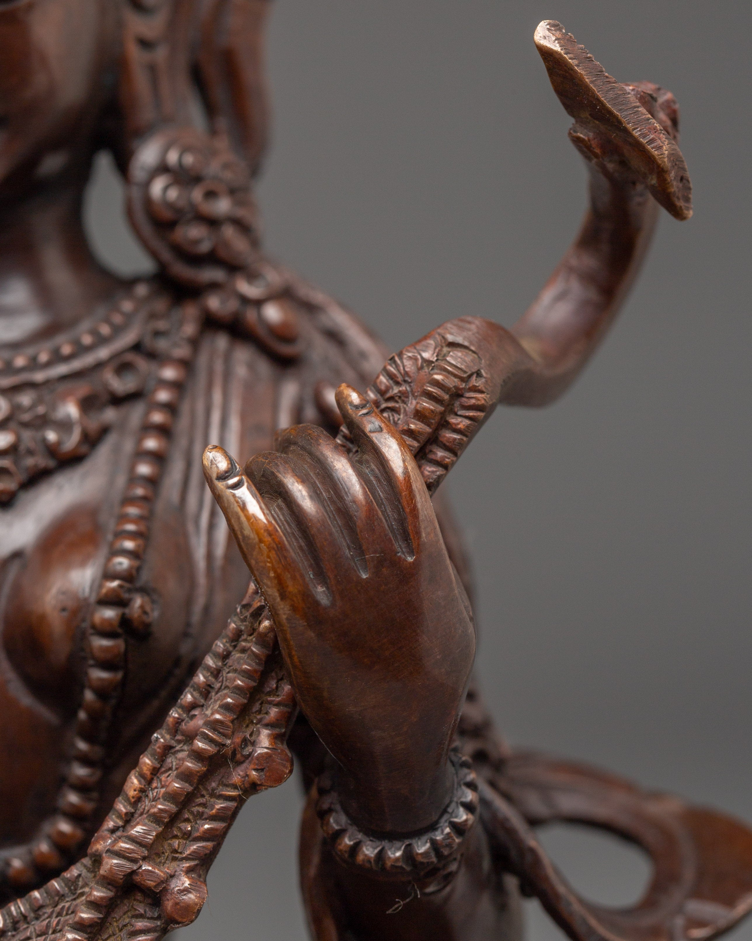 Wisdom Goddess Saraswati Spiritual Statue | Hindu Revered Deity