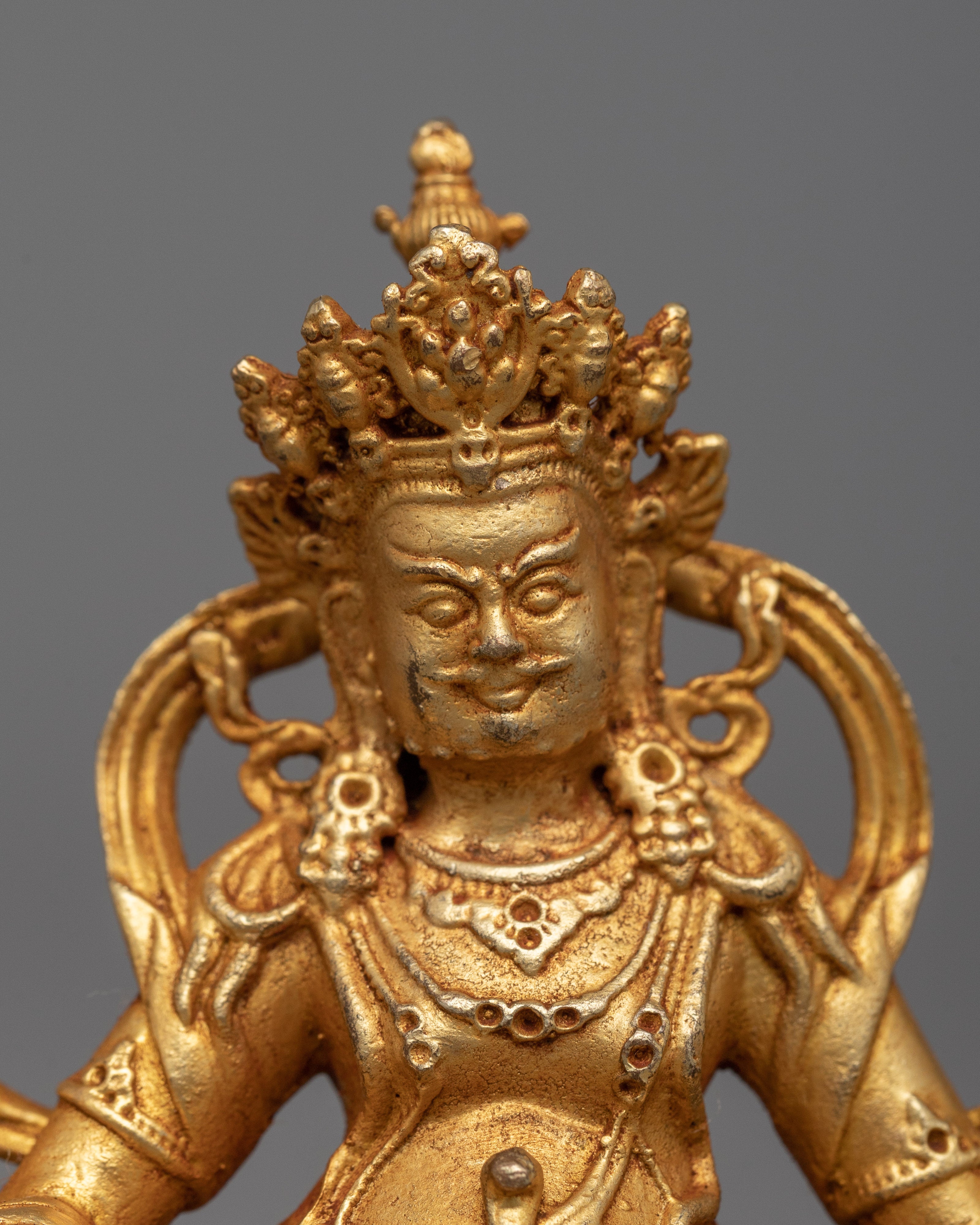 Small Sized Dzambhala Statue | Symbol of Prosperity in Compact Elegance